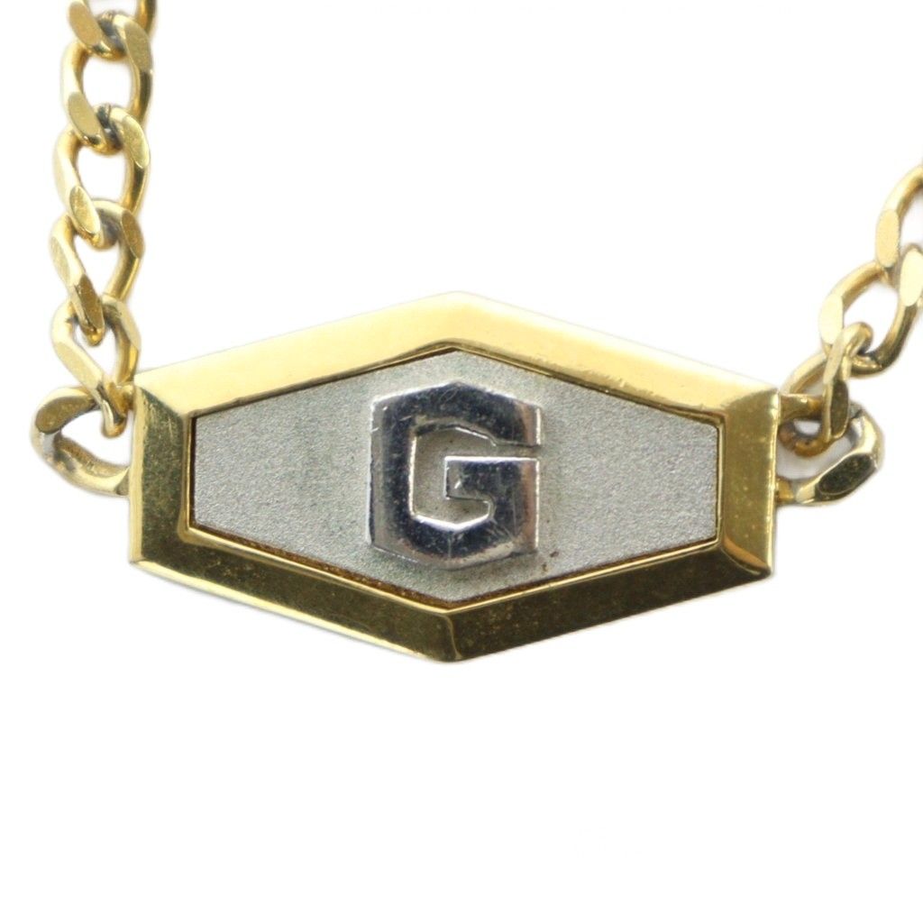 GIVENCHY金ネックレス 0837GIVENCHY ジバンシィゴールドGモチーフネックレス