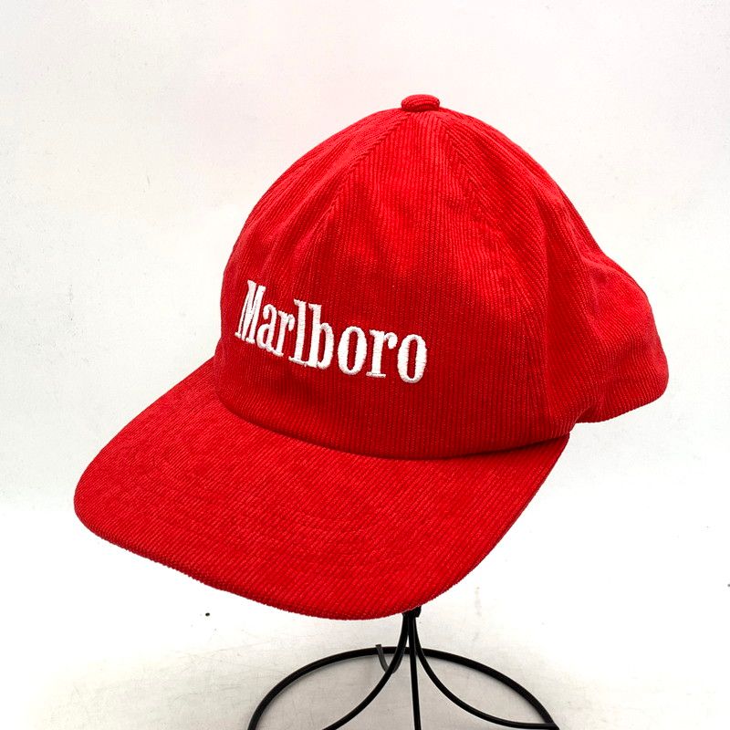 中古品】 MARLBORO マルボロ CORDUROY SNAPBACK CAP