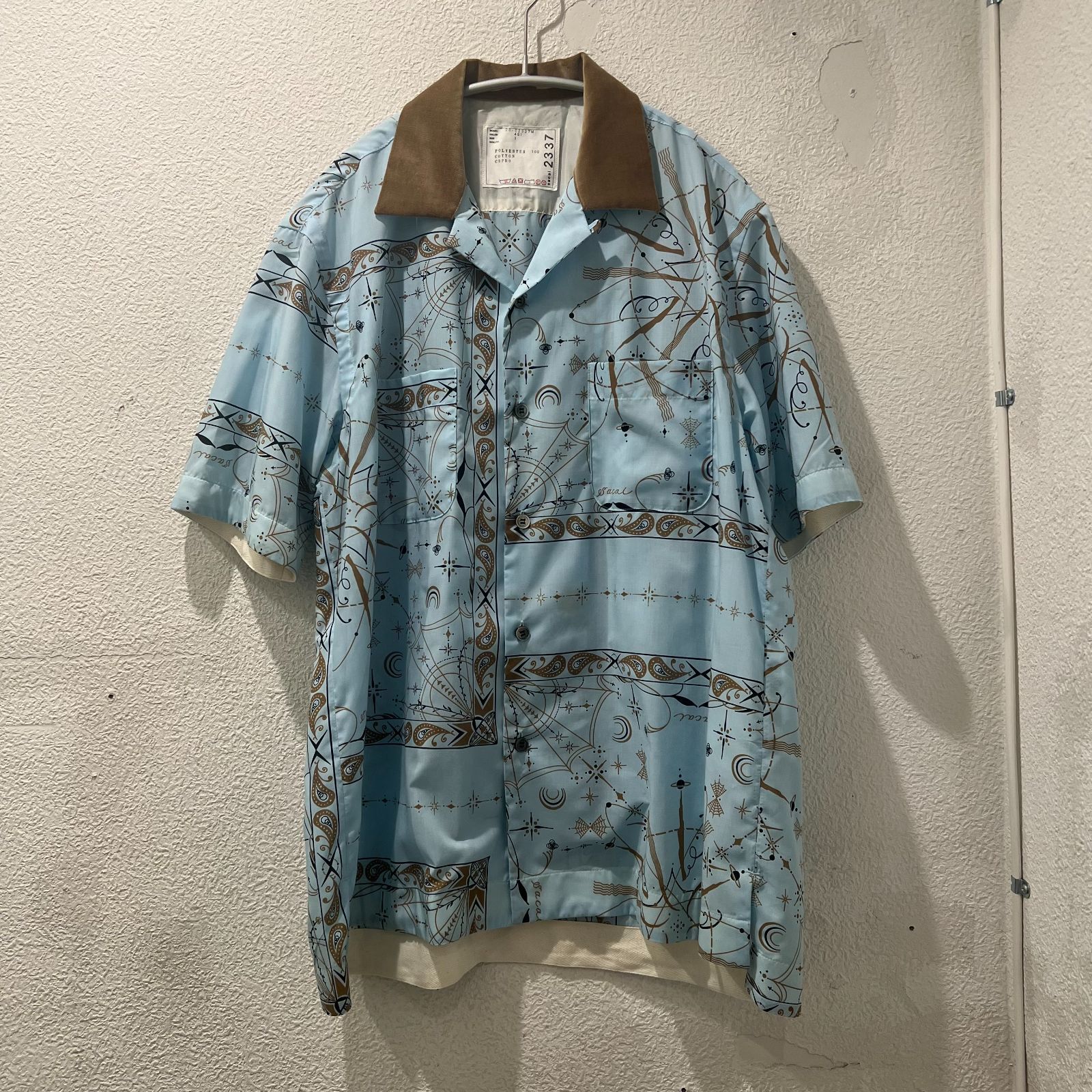 sacai Dr.Woo バンダナ Tシャツ size1 - Tシャツ/カットソー(半袖/袖なし)