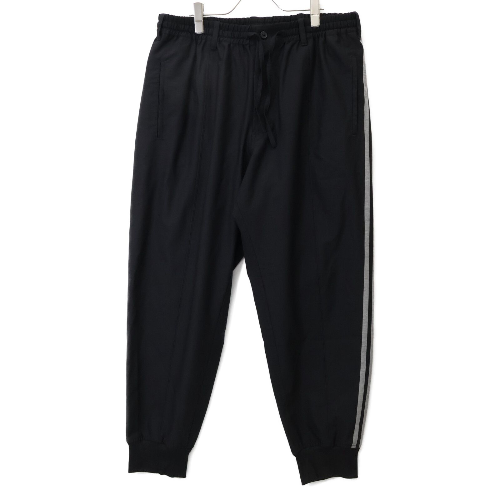 Y-3 ワイスリー パンツ　CUF PT IB0387 M BLACK Y-3 ワイスリー IB0387 3S REF W CUF PT ｳｰﾙﾄﾗｯｸﾊﾟﾝﾂ L - メルカリ