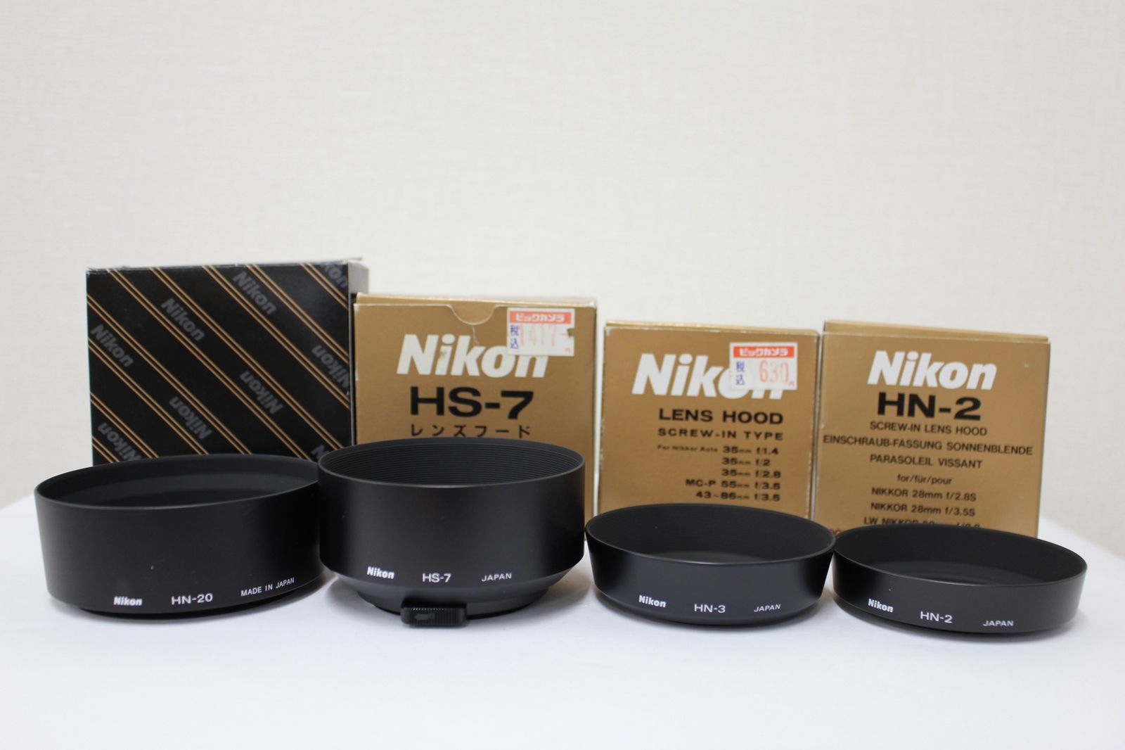 ♥ ニコン Nikon レンズフード HN-2 HN-3 HN-20 HS-7 4点セット e3209