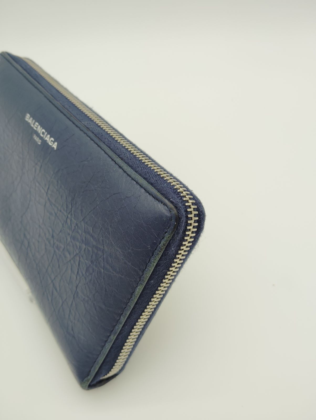 BALENCIAGA バレンシアガ 財布 ロングウォレット ネイビー 紺長財布