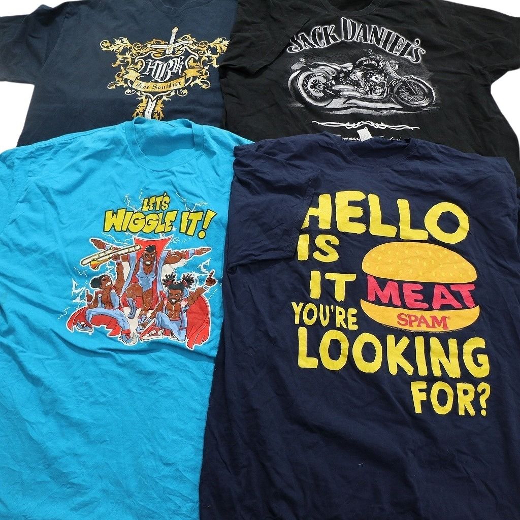 古着卸 まとめ売り 有名企業 半袖Tシャツ 16枚セット (メンズ 2XL /4XL