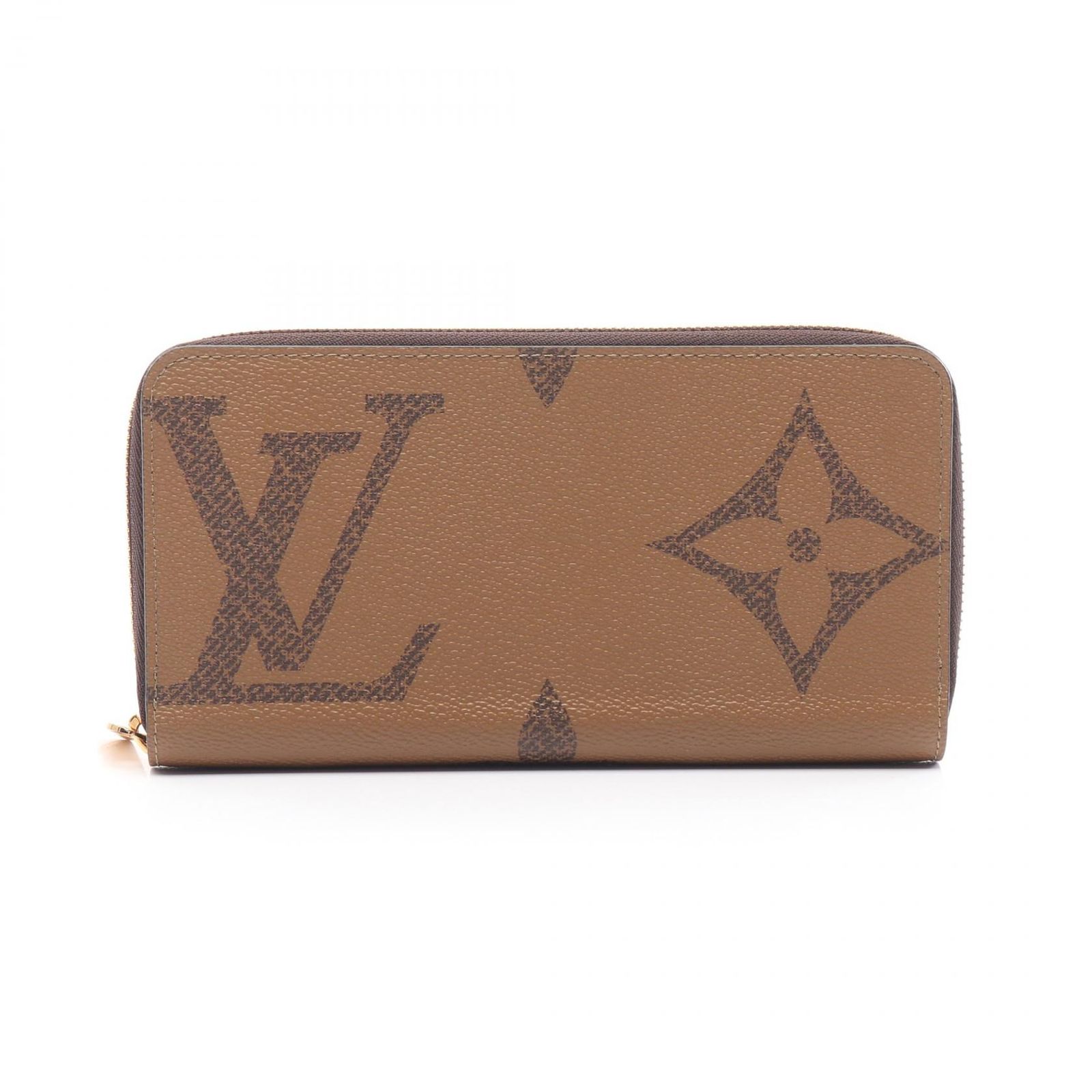 LOUIS VUITTON ルイ ヴィトン ジッピーウォレット モノグラムジャイアントリバース ラウンド長財布