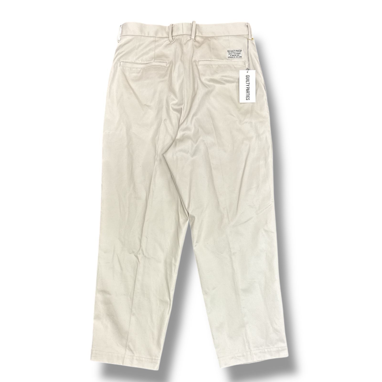 参考上代22000円 未使用品 WACKO MARIA 23SS DOUBLE PLEATED