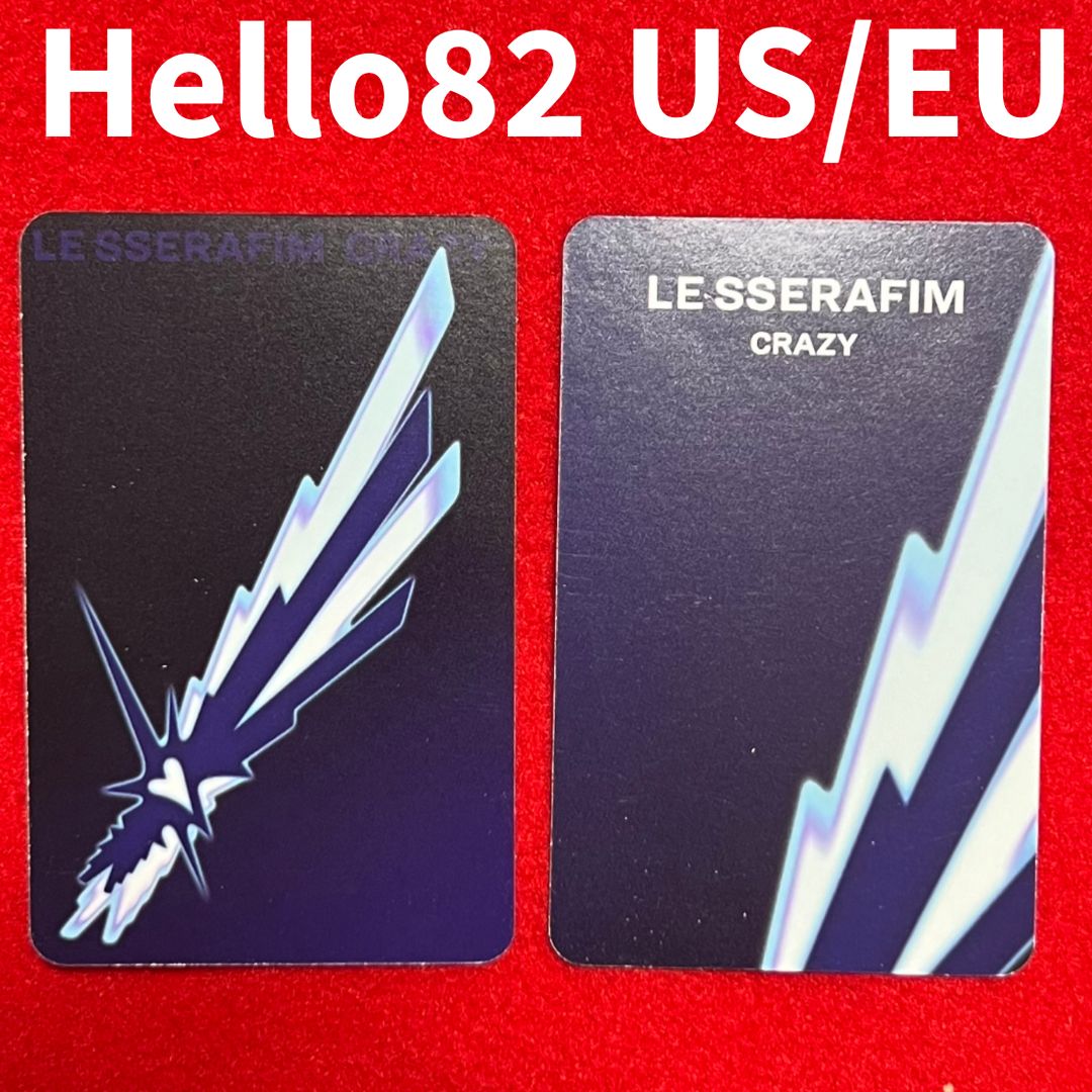 Le Sserafim Crazy Hello82 Crazy サクラ トレカ h82 ル