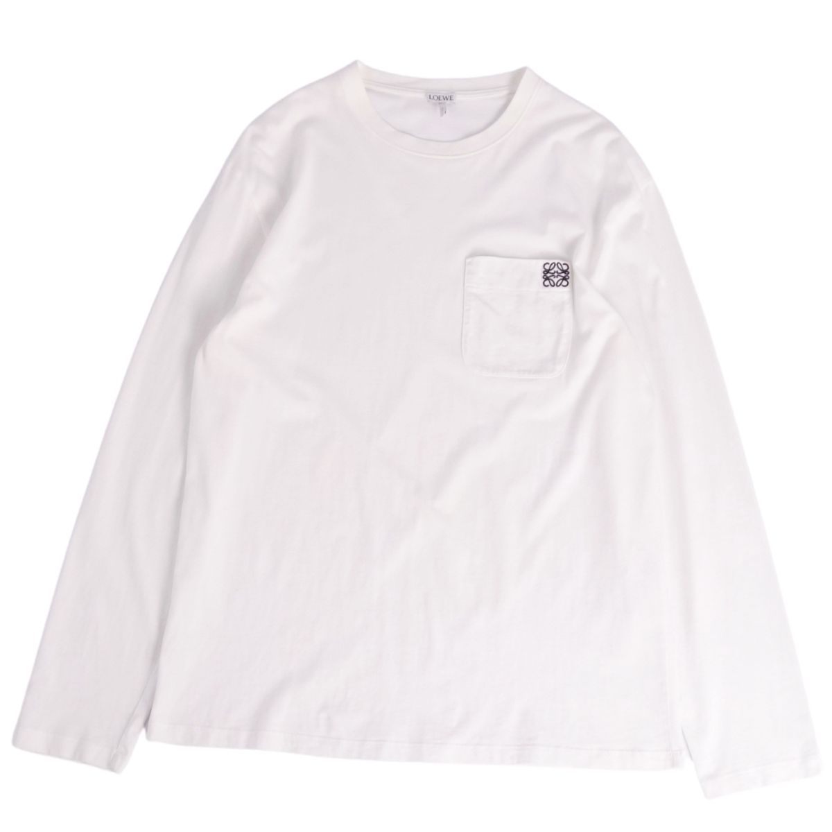 美品 ロエベ LOEWE Tシャツ カットソー ロングスリーブ 長袖 