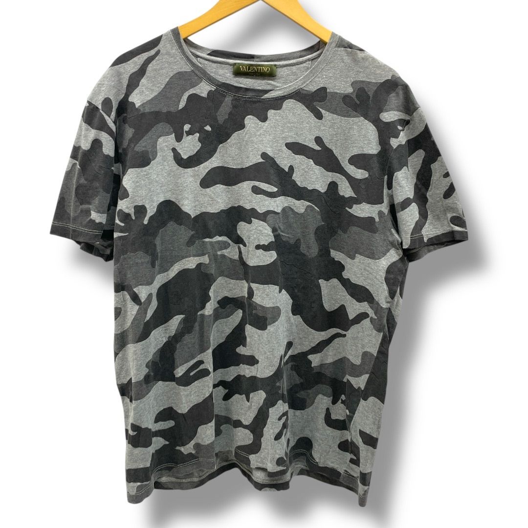 VALENTINO スタッズ付き クルーネックTシャツ ブラック アンタイトルドスタッズ クルーネック コットン T