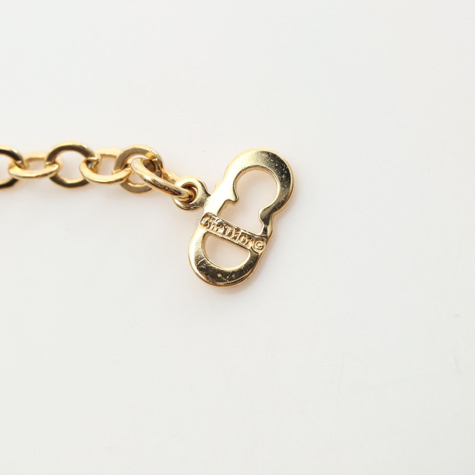 Christian Dior　ゴールドメッキCDネックレス USED ディオール Dior ネックレス CDロゴ GP（ゴールドメッキ