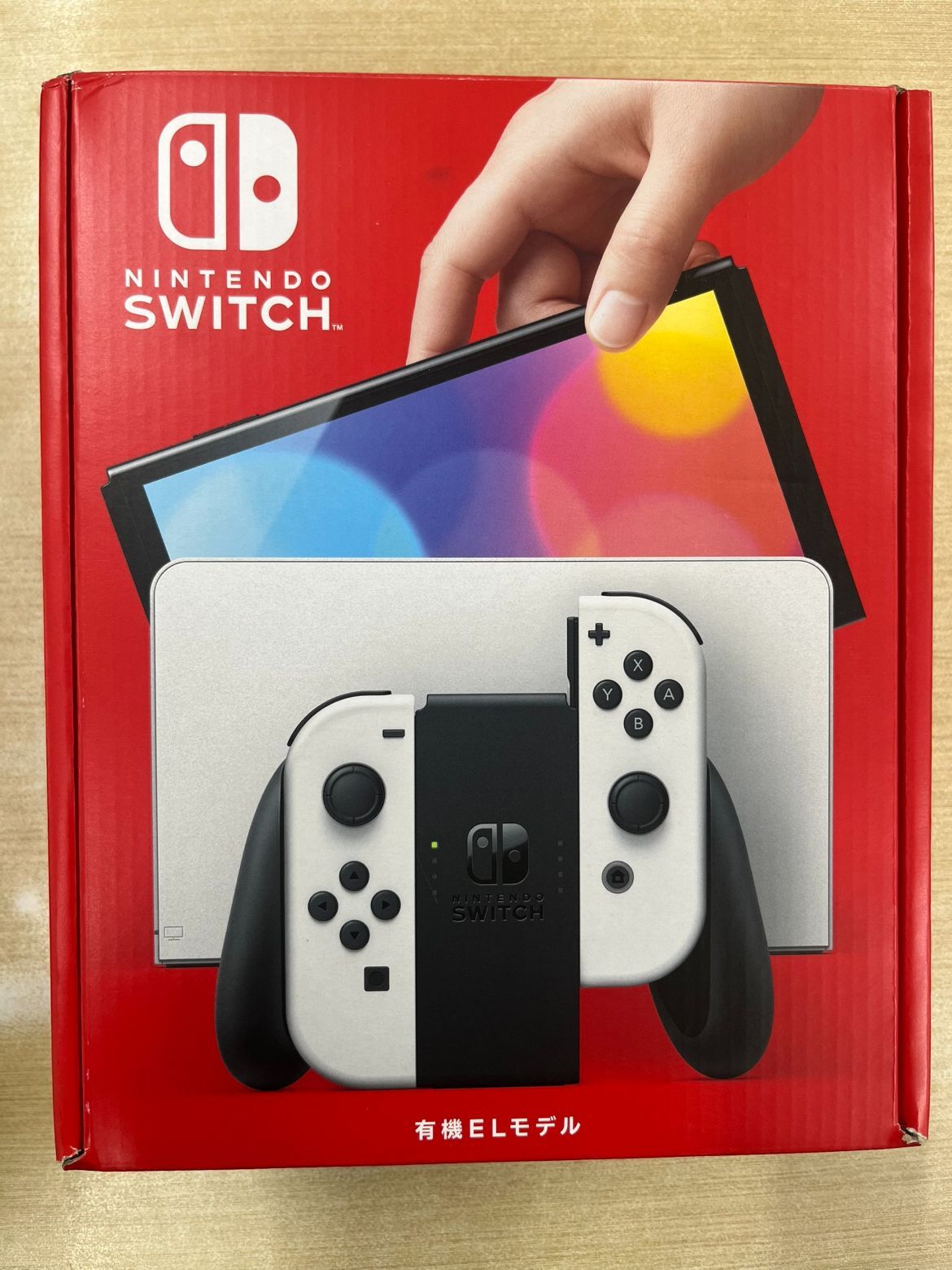 角潰れ ニンテンドー Nintendo 任天堂 スイッチ switch 有機EL ホワイト 本体 ゲーム機 HEG-S-KAAAA