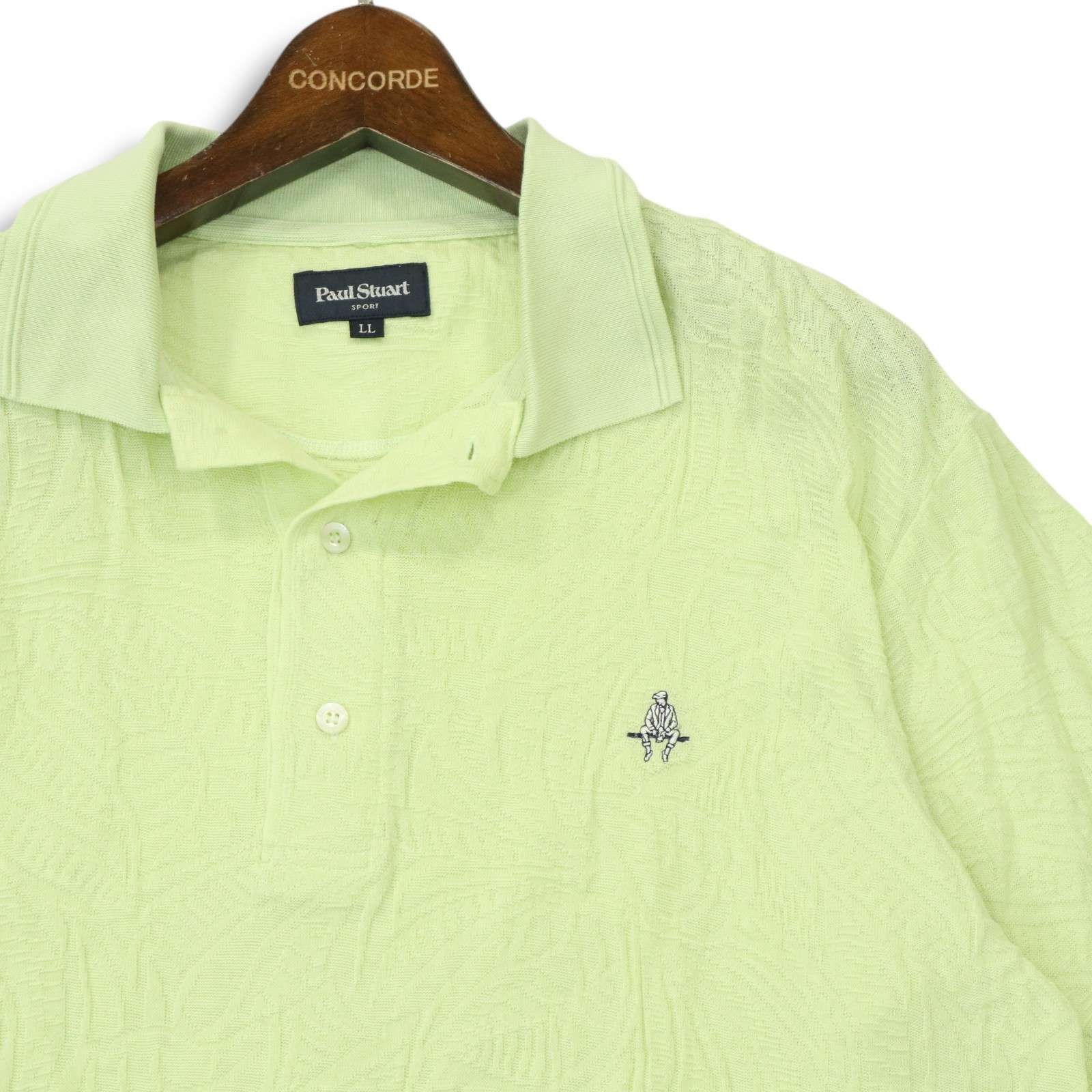 Paul Stuart ポロシャツ PAUL STUART ゴルフ 「GOLF」チェーンベルト柄