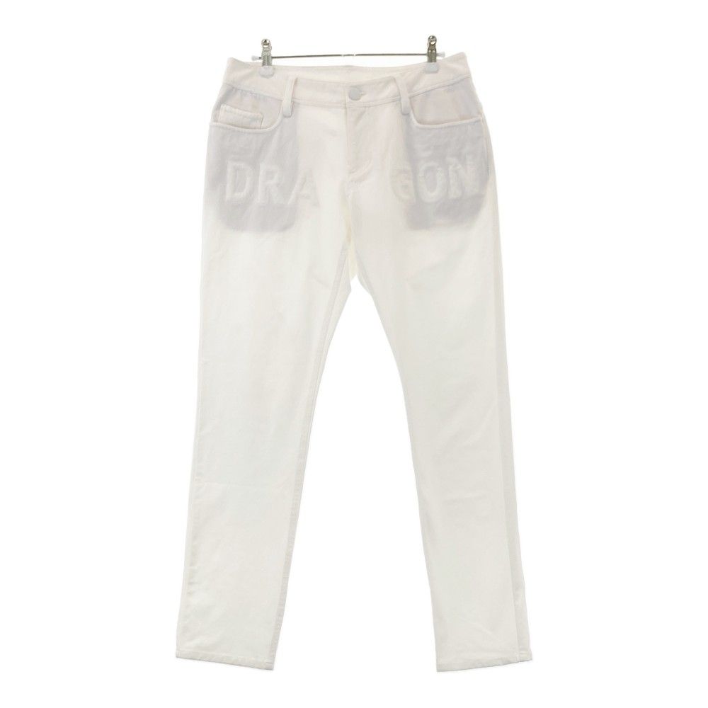 ダンスウィズドラゴン　白パンツサイズ3 サイズ：3 DANCE WITH DRAGON ダンスウィズドラゴン ストレッチパンツ