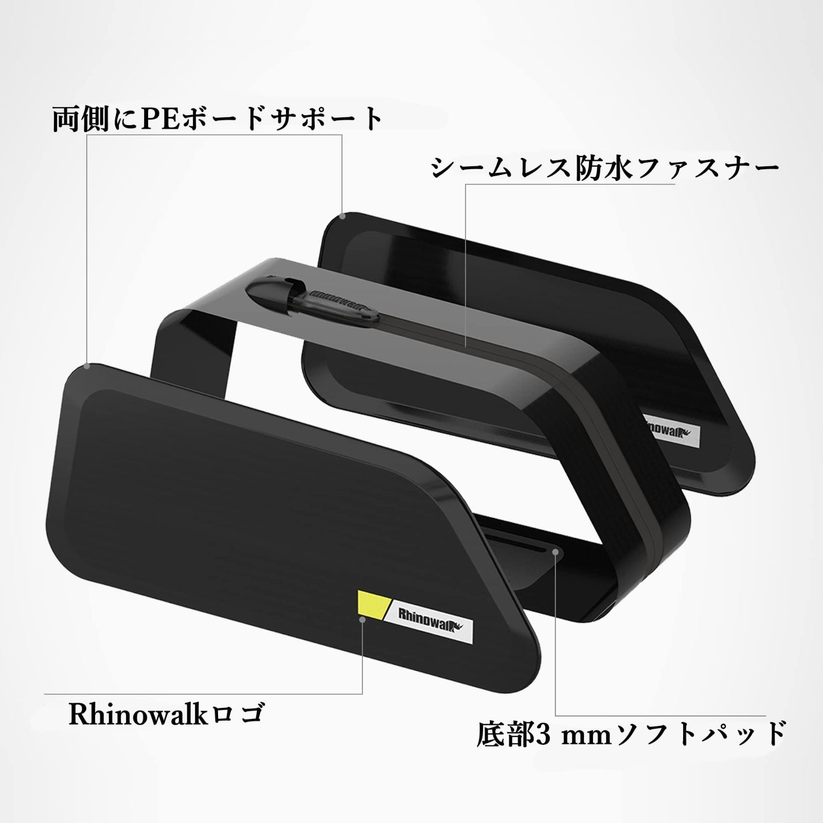 【数量限定】防水 フレームバッグ 自転車トップチューブバッグ 取り付け簡単 軽量 小物収納 1.3L 自転車バッグ Rhinowalk ロードバイク クロスバイク TPU材質 耐磨 サイクリング用品