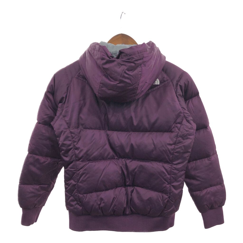 THE NORTH FACE ノースフェイス ダウンジャケット アウトドア 防寒 550フィルパワー パープル (ガールズ L) 中古 古着  Q3421 - メルカリ