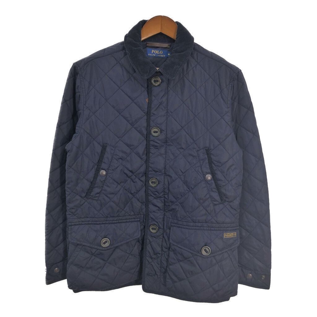 Polo by Ralph Lauren ポロ ラルフローレン キルティングジャケット ネイビー (メンズ M) 中古 古着 R1259
