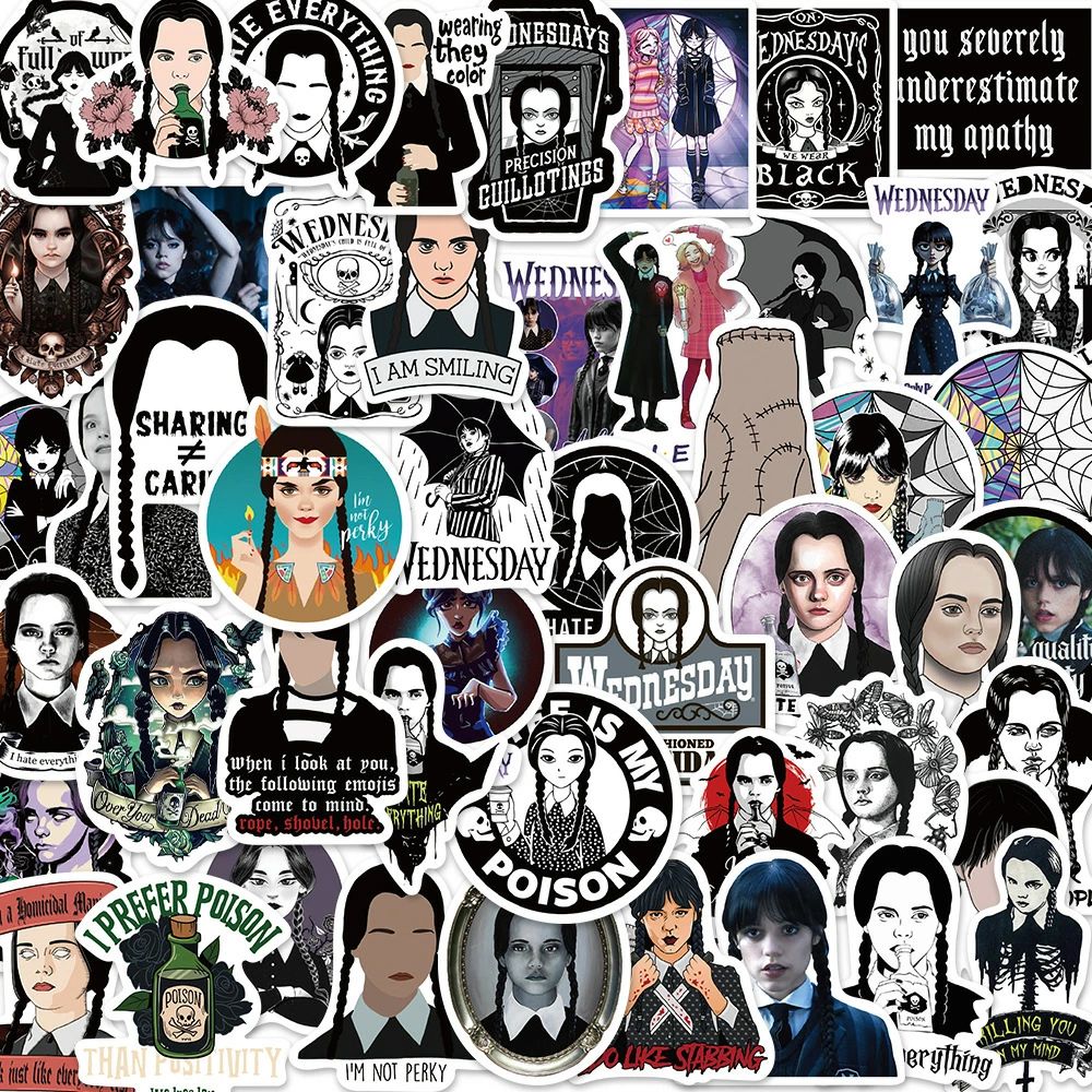 wednesday ウェンズデー アダムスファミリー The Thing シール - メルカリ