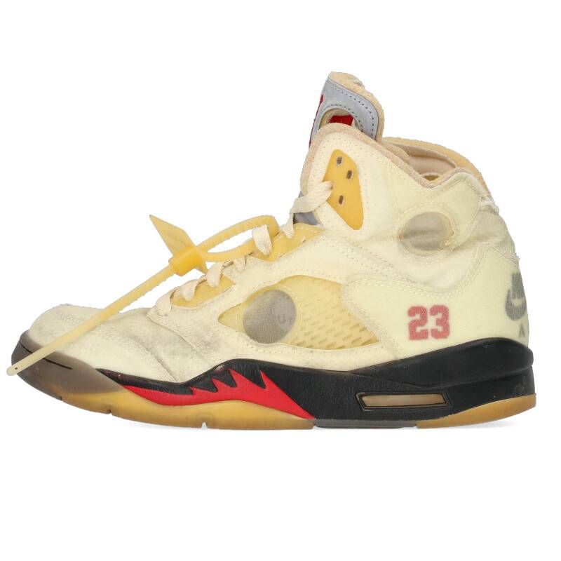 ナイキ オフホワイト AIR JORDAN 5 SAIL DH8565-100 エアジョーダン5 ...