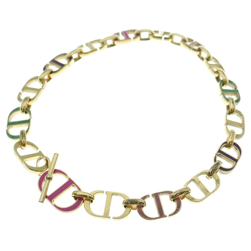 DIOR ディオール 30 MONTAIGNE CHOKER モンテーニュ CDロゴチョーカー ネックレス ゴールド レディース