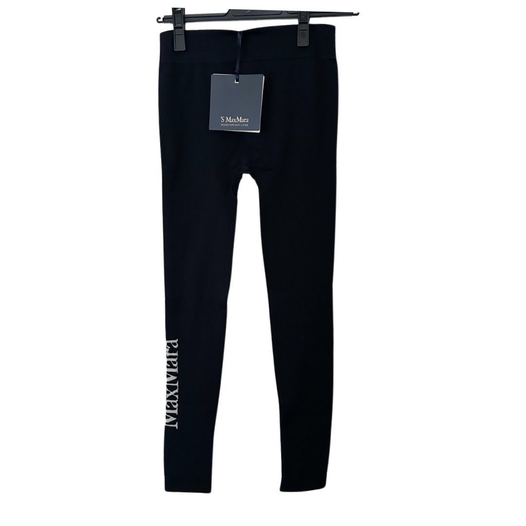 S MAX MARA テクニカル ロゴ レギンス