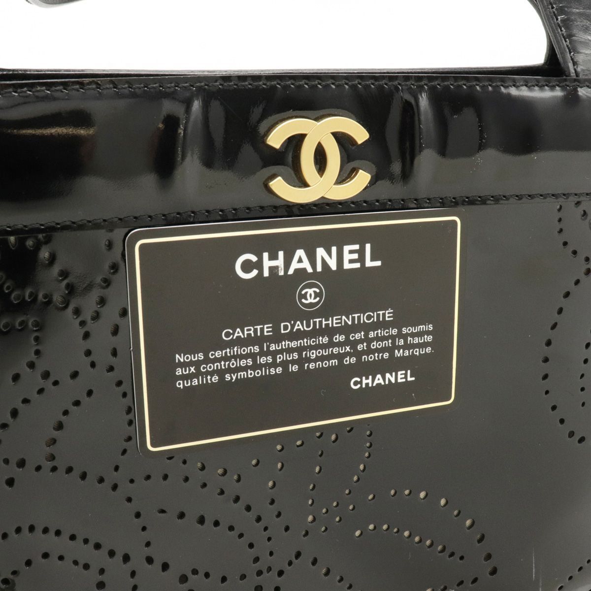 限定Ｗ特典付属 CHANEL ココマーク カメリア レザー トートバッグ