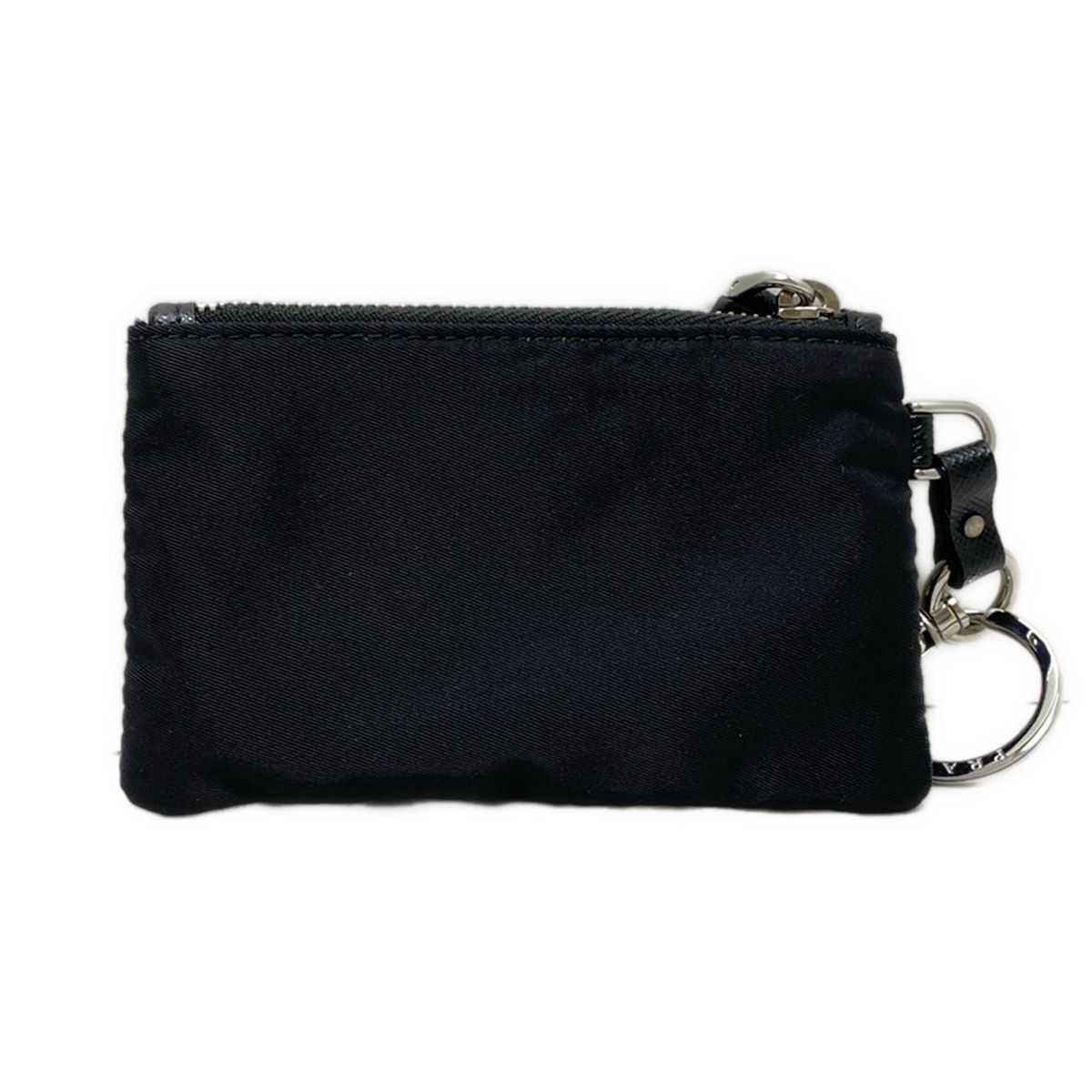 PRADA(プラダ) コインケース - 2TT080 黒 キーリング付き レザー