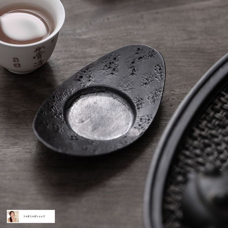 新品・未使用】錫製 茶托 茶器 茶道具 煎茶道具 元寶 5客 - メルカリ
