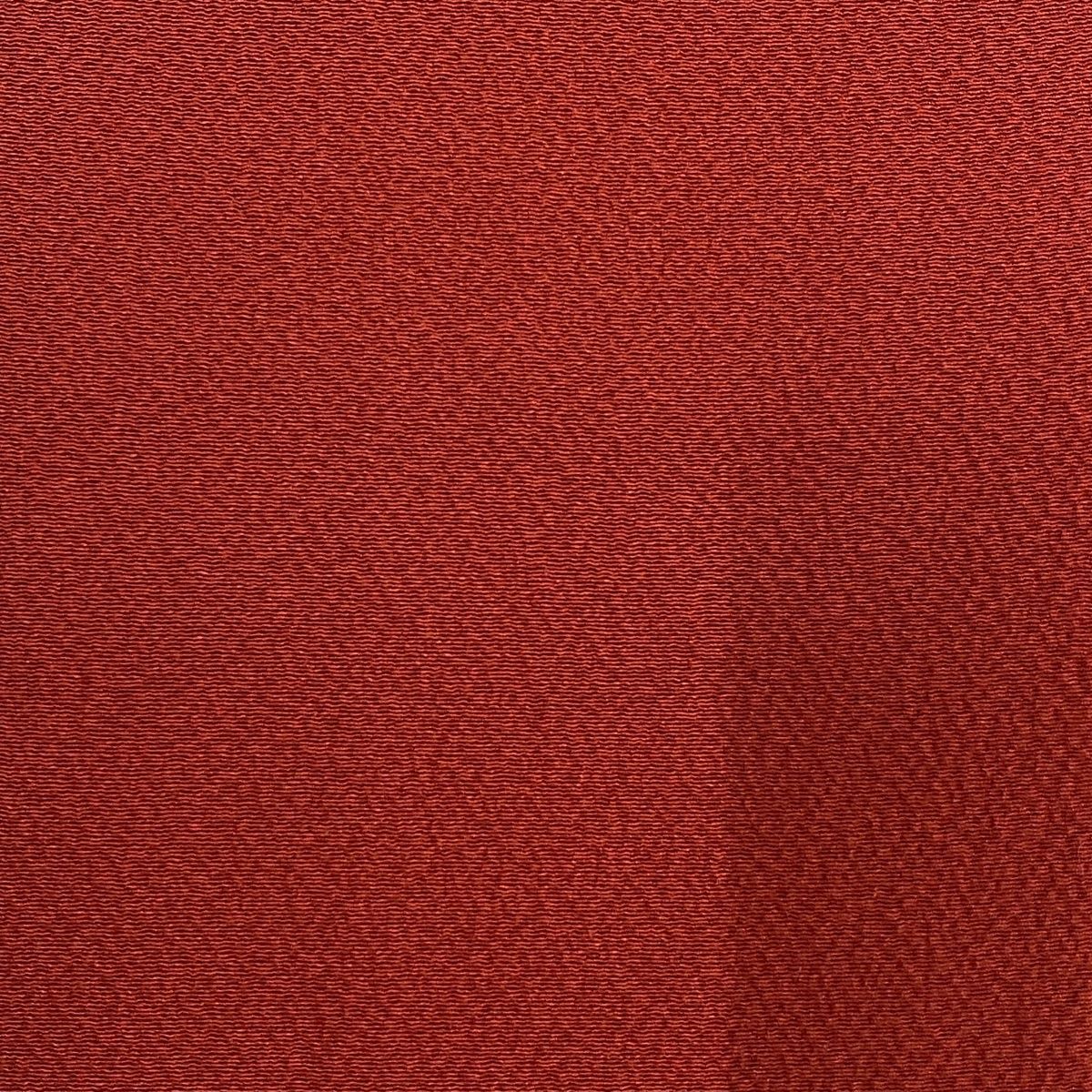 色無地 身丈160cm 裄丈63cm S 袷 花井幸子 落款 縮緬 えんじ色 正絹 美  