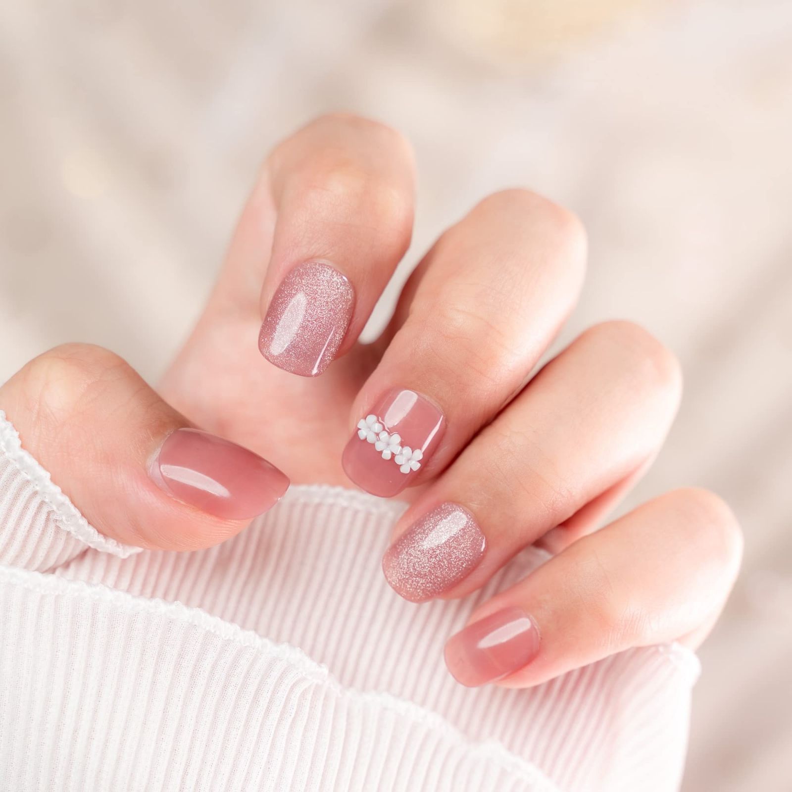 激安通販SunBeam Nails 手作り ネイルチップ ショート 短め ラウンド 緑 つけ爪 ネイル キラキラ 人気 おしゃれ かわいい デザイン  貼るだけ 付け爪 10枚入 (#34 月の猫 XS) ネイルチップ