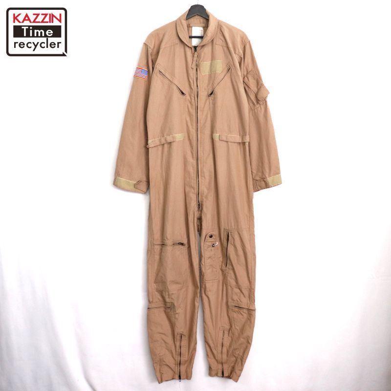 90s U.S.AIR FORCE CWU-27|P フライト つなぎ メンズ Lサイズ相当