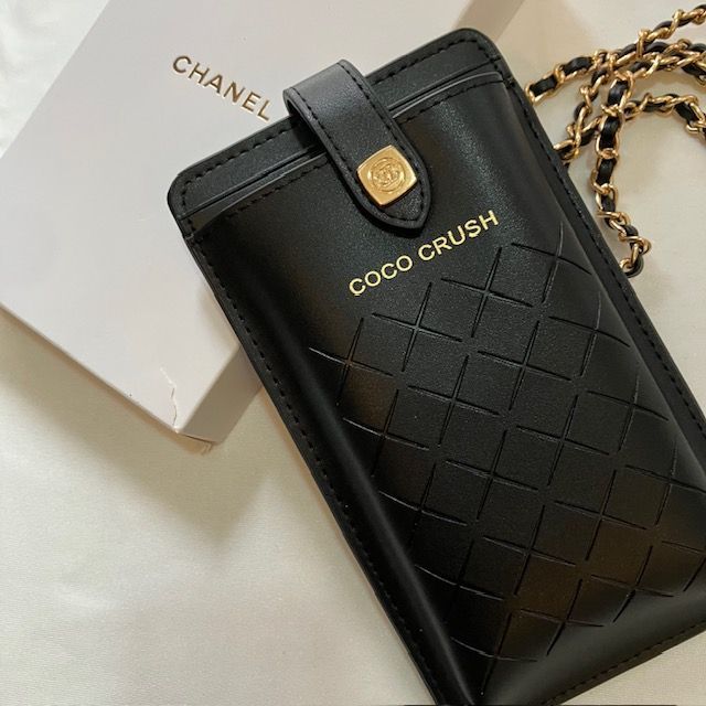 CHANEL シャネル ノベルティ ココクラッシュ スマホ ショルダー シャネル CHANEL 「COCOCRUSH」 ノベルティ ゴールドココマーク