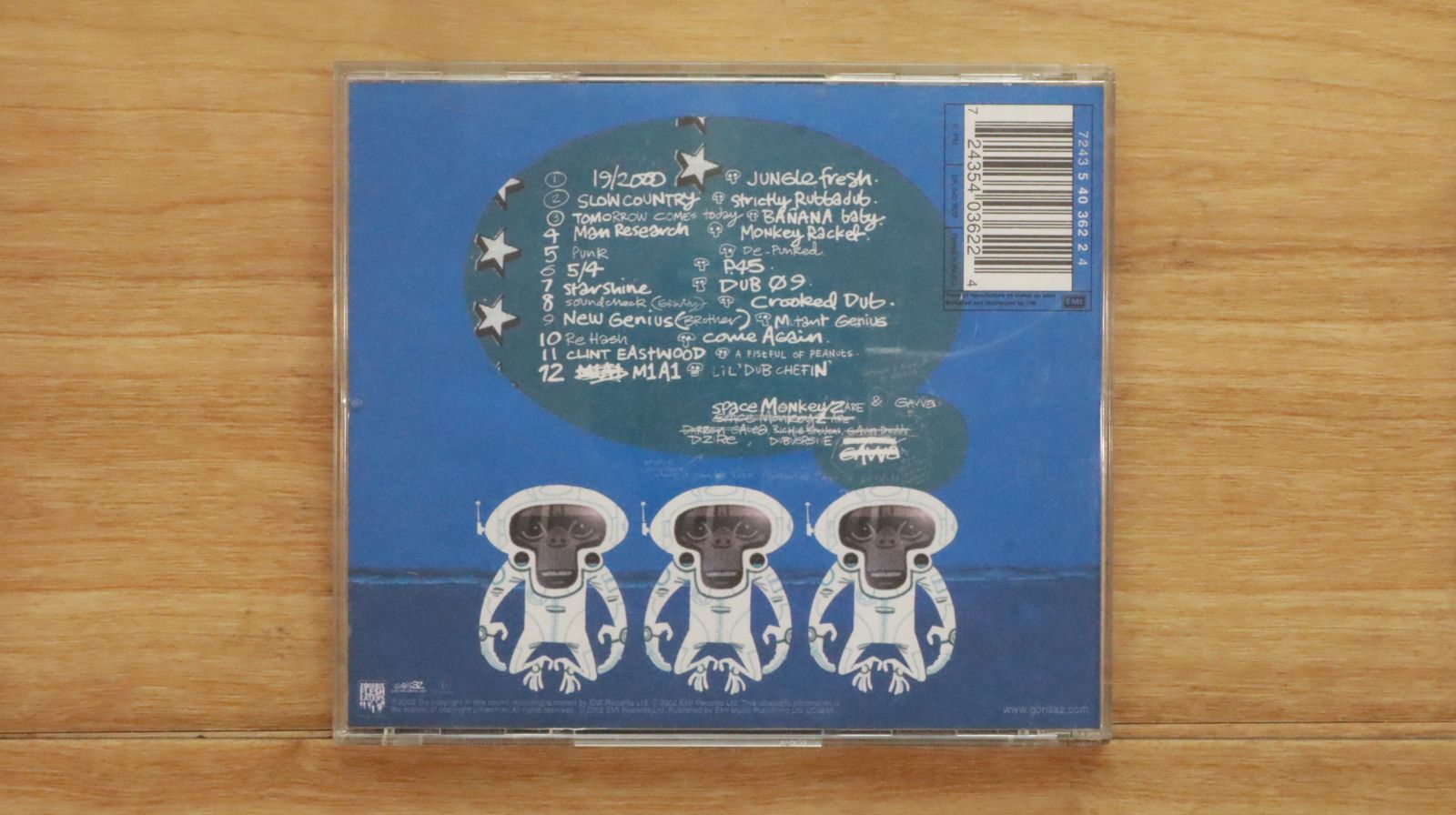未使用 Spacemonkeyz - Laika Come  /レコード 中古CD☆ゴリラズ/GOROLLAZ□ Space Monkeys Vs Gorillaz: Laika Come