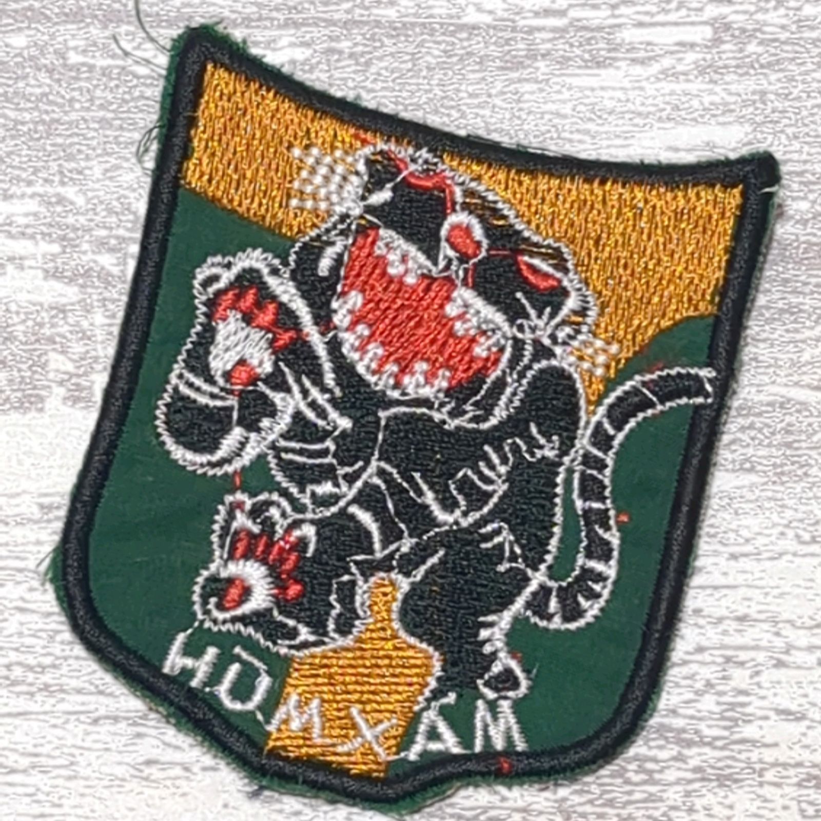 TI08 TIGER 虎 ベトナム 戦争 ワッペン 黒豹 ブラックパンサー