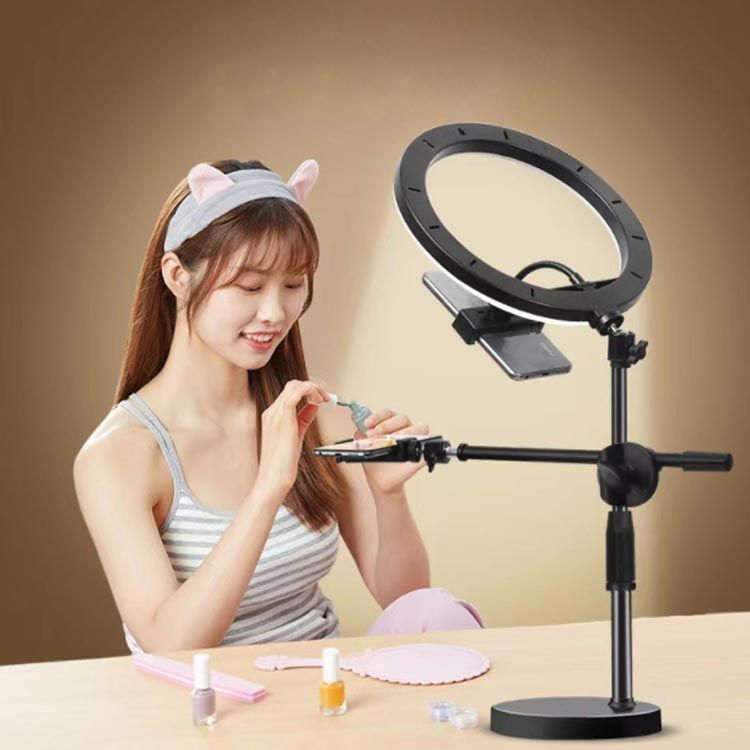 高感度　LEDリングライト　ロングスタンド付　スマホ用　(リモコン付き) ⑨？ LEDリングライト ロングスタンド 高感度 LEDリングライト ロング