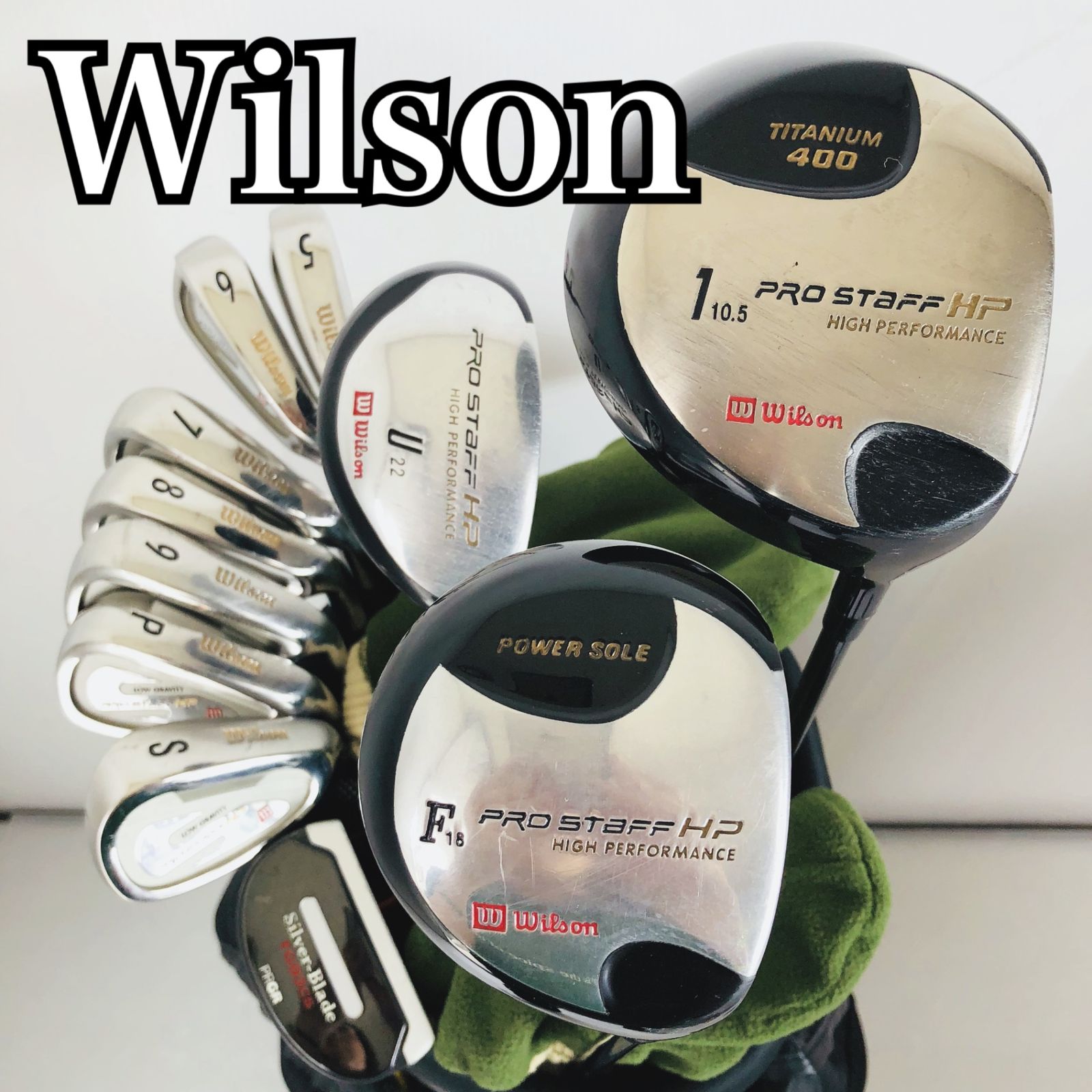 豪華 13本 Wilson ウィルソン メンズ ゴルフ クラブ セット 初心者