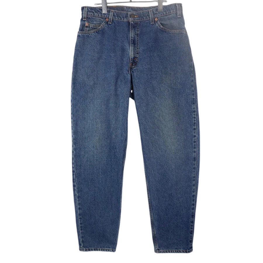 90sUSA製Levi'sリーバイス560デニムパンツテーパードデニム青ブルーオレンジタブloosefitルーズフィットvintageヴィンテージ40119