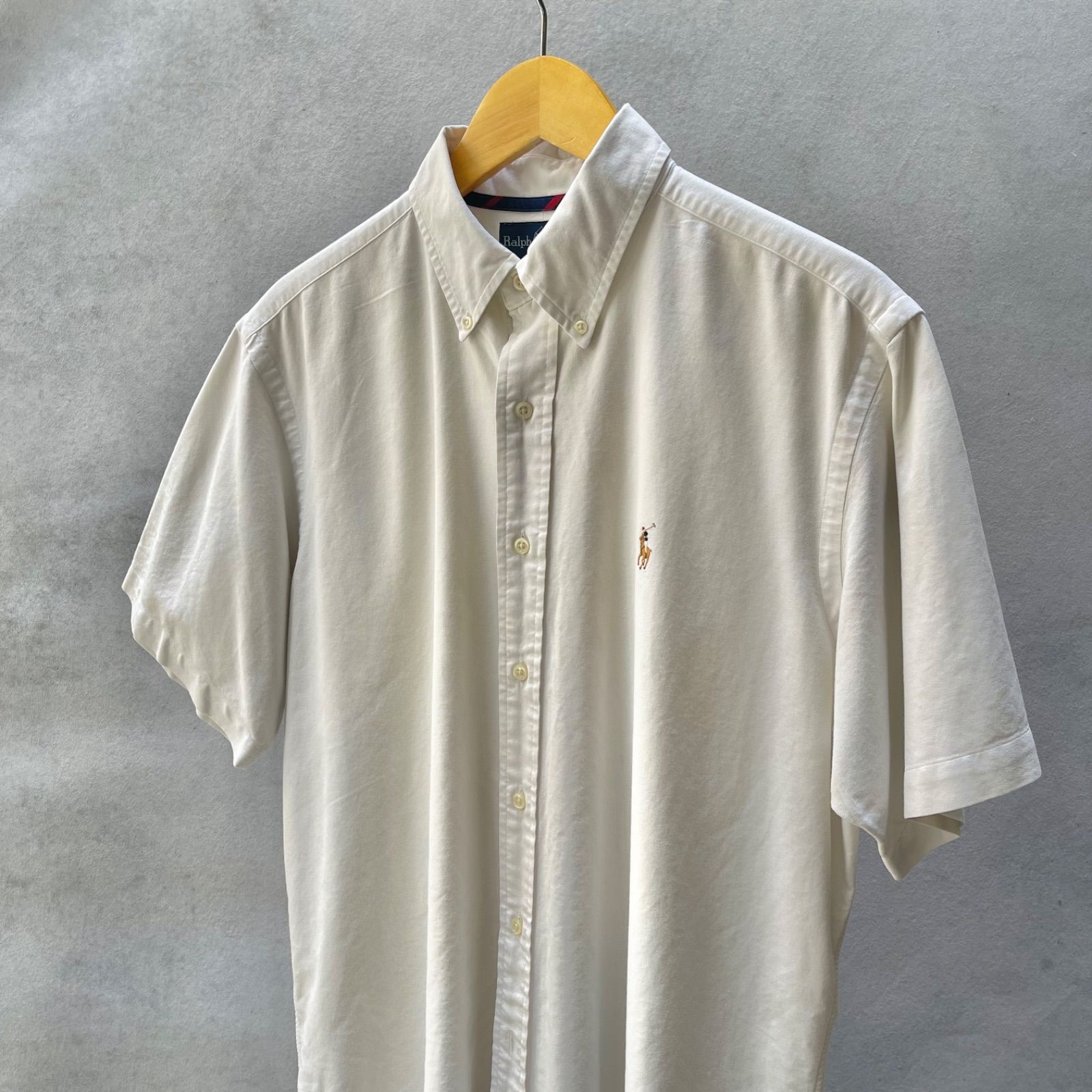 ラルフローレン RalphLauren Classic Fit 半袖シャツ ホワイト Lサイズ