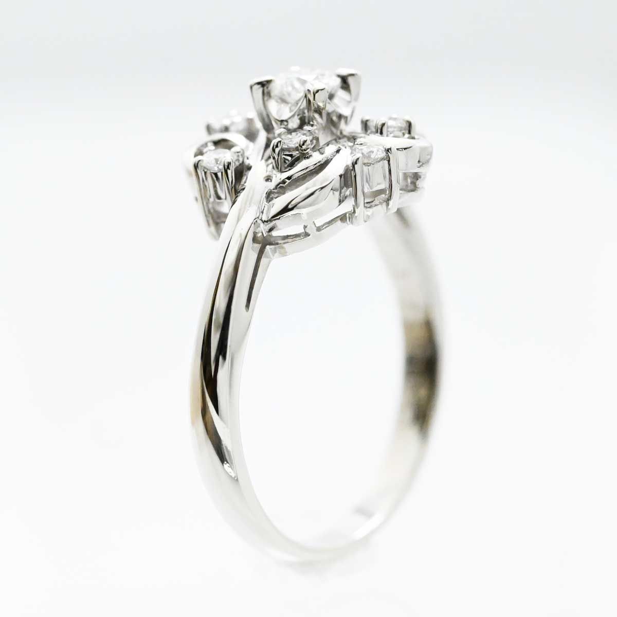 セイコー ダイヤ 0.15ct Pt900 プラチナ リング 指輪 11号 PT900 Pt900 