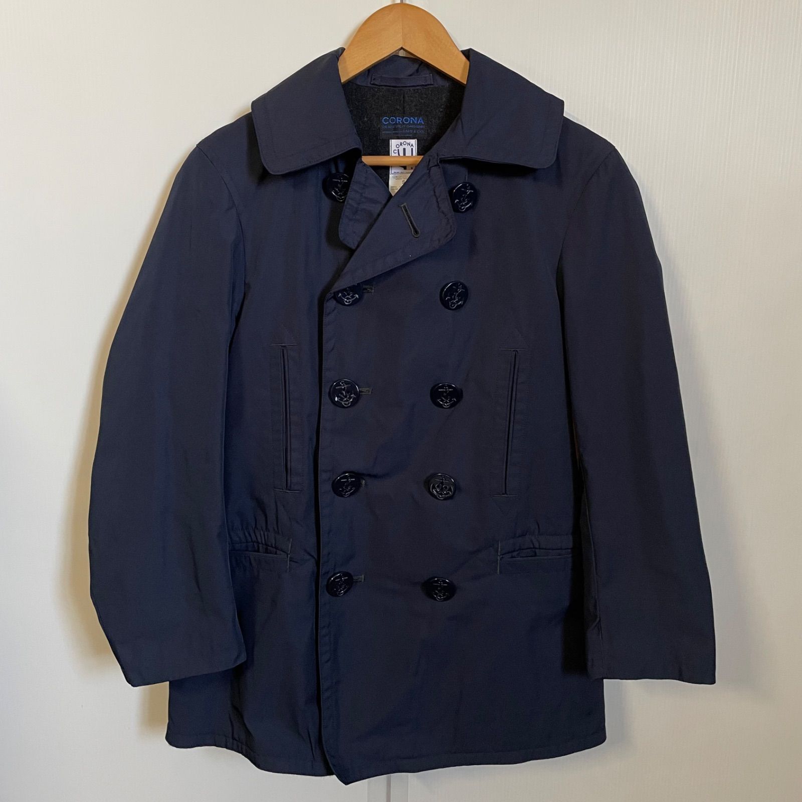 CORONA◇ピーコート/S/ウール/NVY CORONA コロナ UTILITY ピーコート