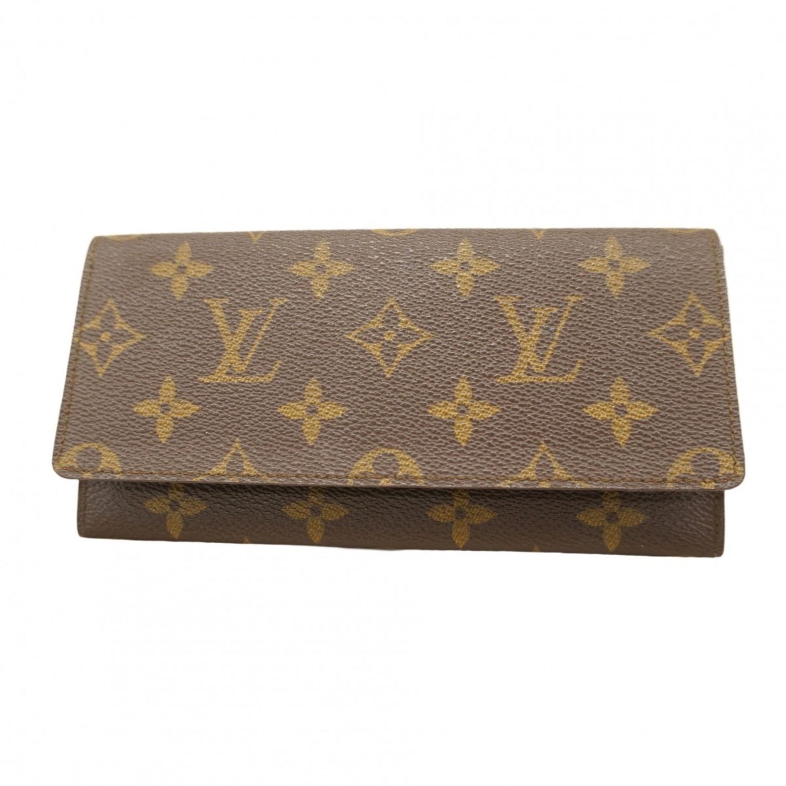 LOUIS VUITTON ルイ・ヴィトン モノグラムブラウン × ブラック ルイ・ヴィトン(Louis Vuitton) ルイ・ヴィトン 長札入れ モノグラム