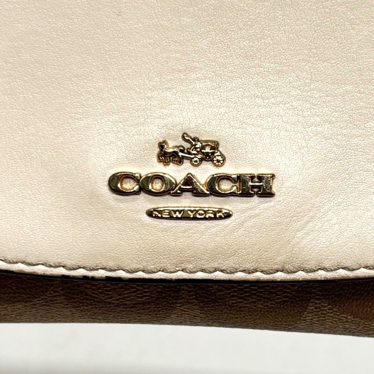 ✨良品✨ COACH コーチ 長財布 ロングウォレット フラップ