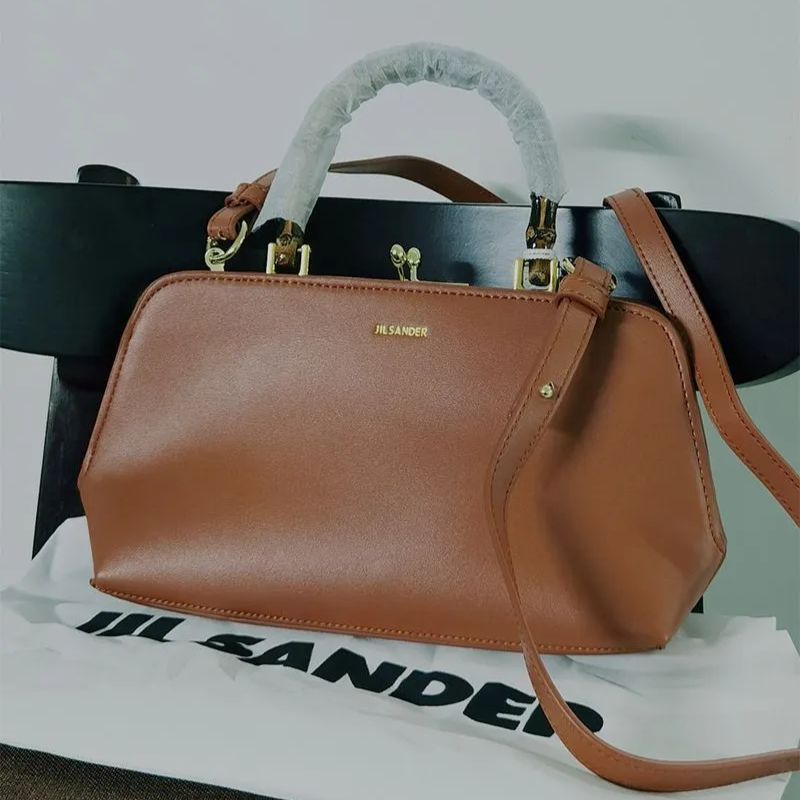 新品未使用】JIL SANDER ジルサンダー Goji Bamboo ショルダーバック ブラウン ハンドバッグ ミニバッグ - メルカリ