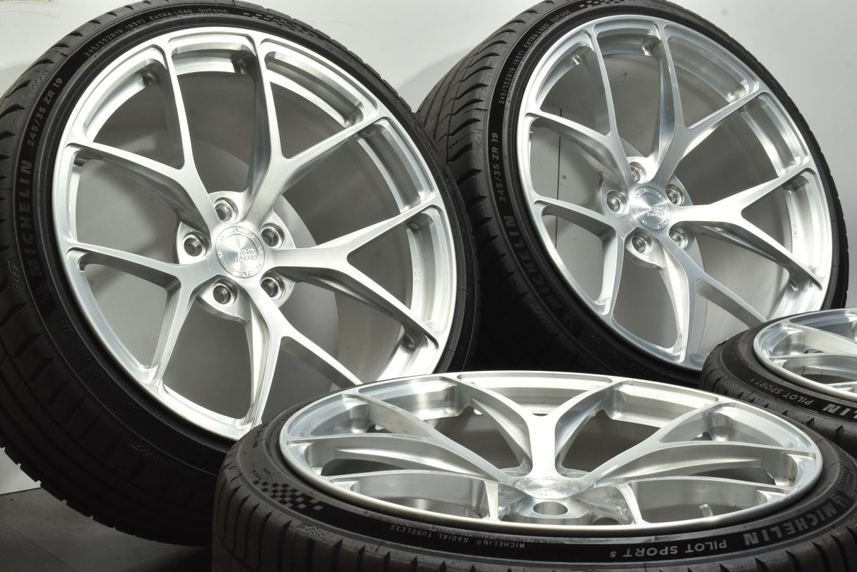 鍛造 美品 バリ溝】BC FORGED RZ21 19in 9.5J +40 +38 PCD112 2022年製 ミシュラン パイロットスポーツ5  245/35R19 アウディ TT A4 A5 - メルカリ