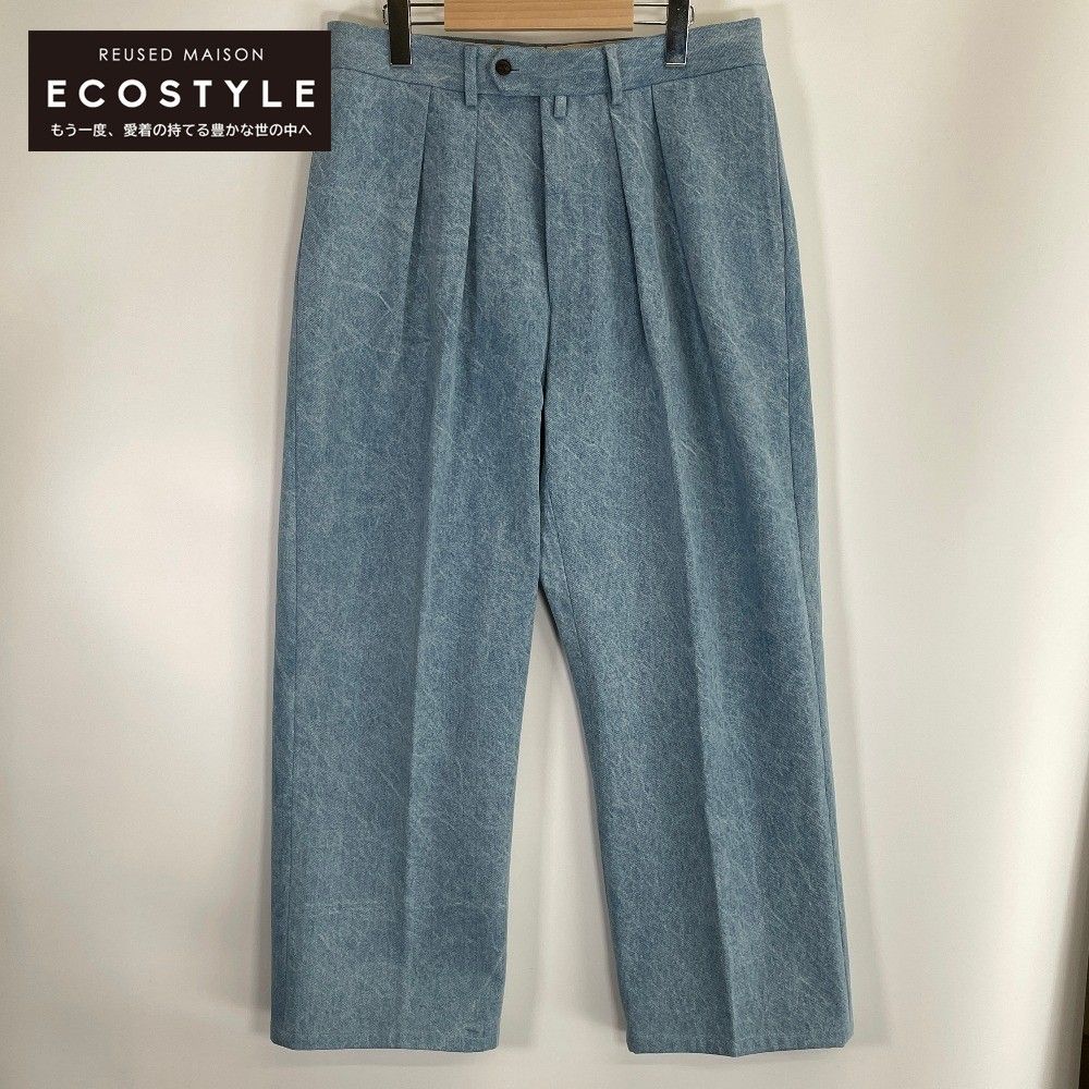 neat スラックス NEAT｜FOX BROTHERS Plain｜BELTLESS - Green｜PRODUCT｜Continuer Inc