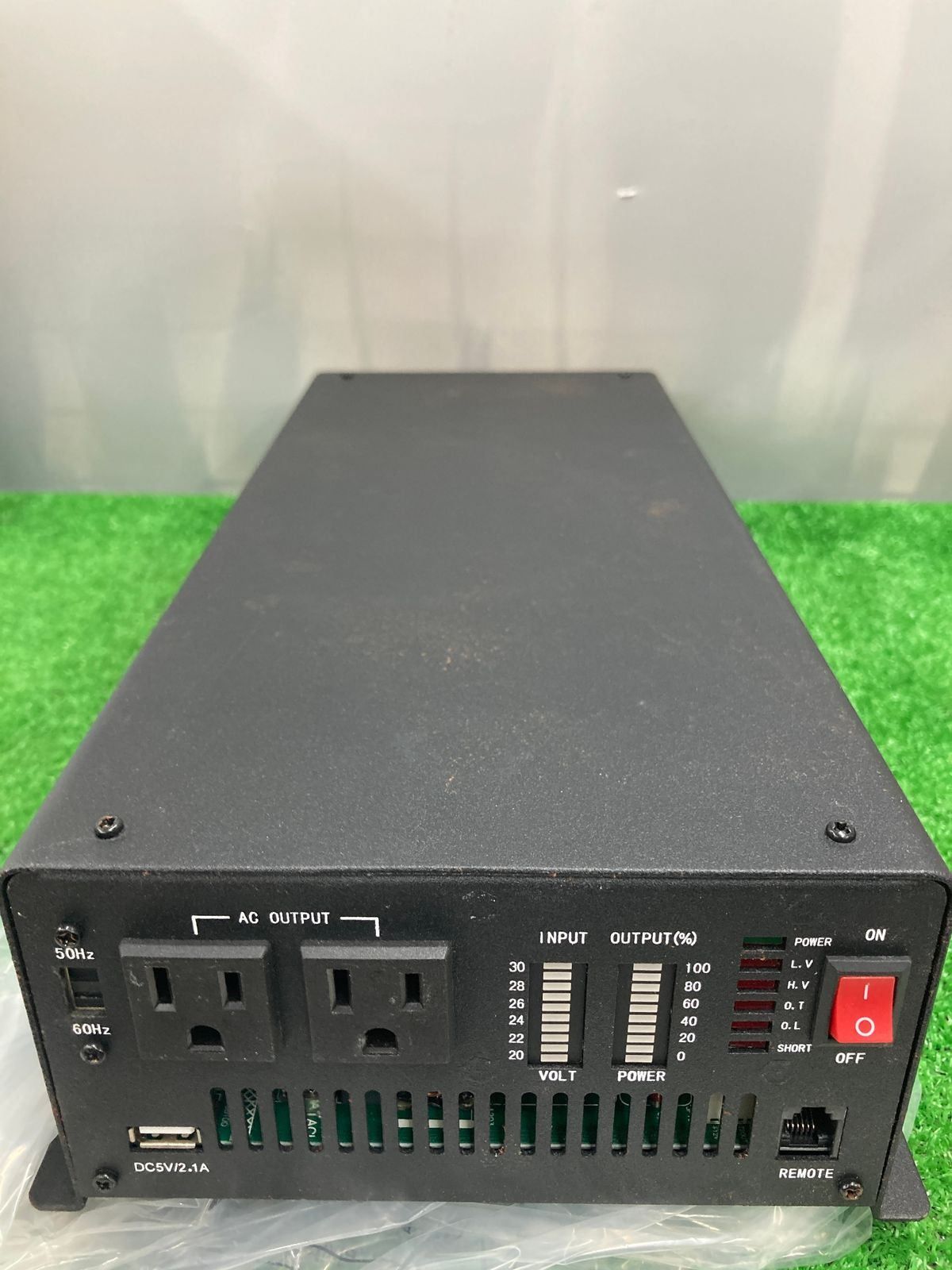 ジャンク品】【0922】CLESEED RSW1500FR 正弦波インバーター 定格出力 