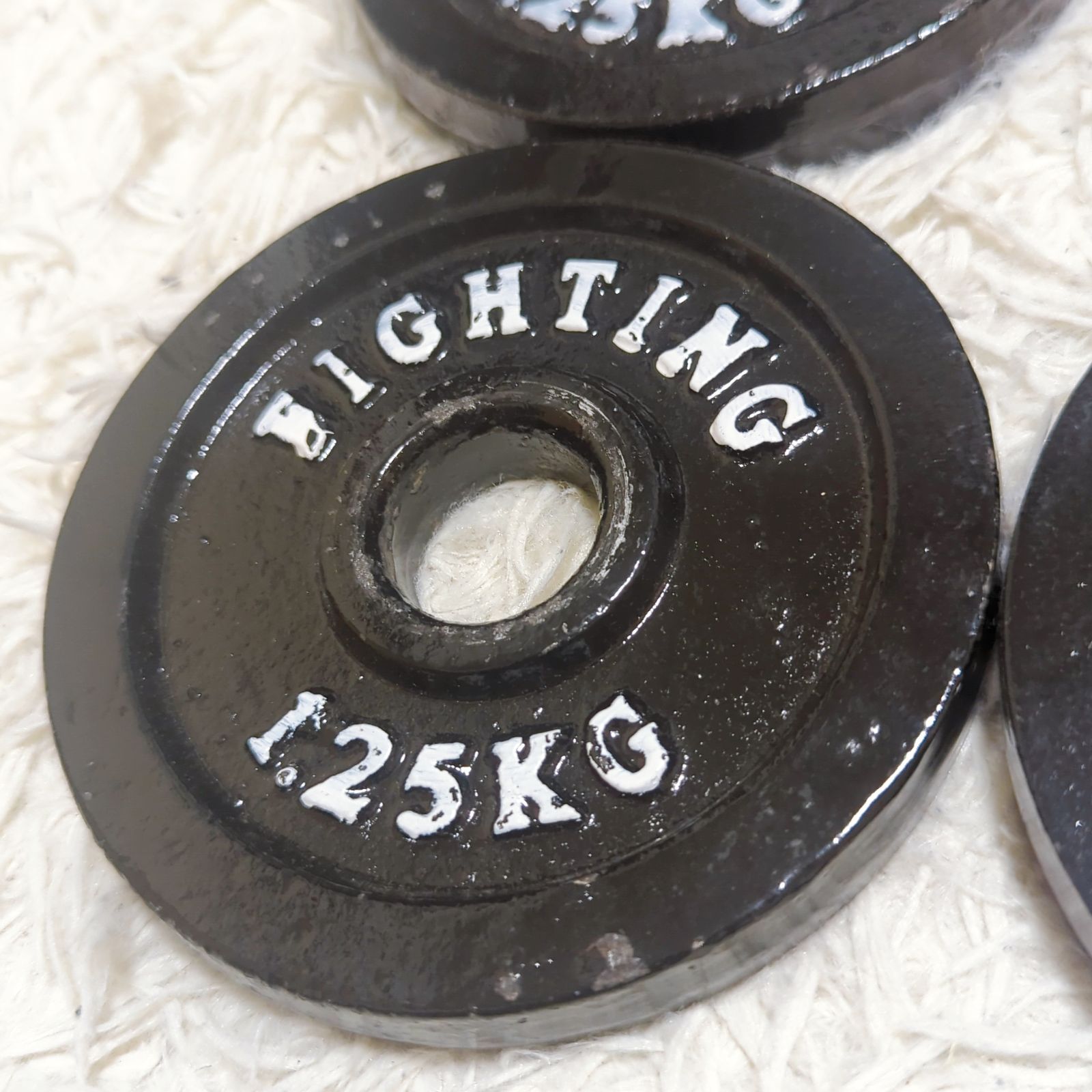 FIGHTING ROAD ファイティングロード ダンベルプレート 1.25kg 4枚 計5kg 口径28mm 筋トレ ウェイトトレーニング