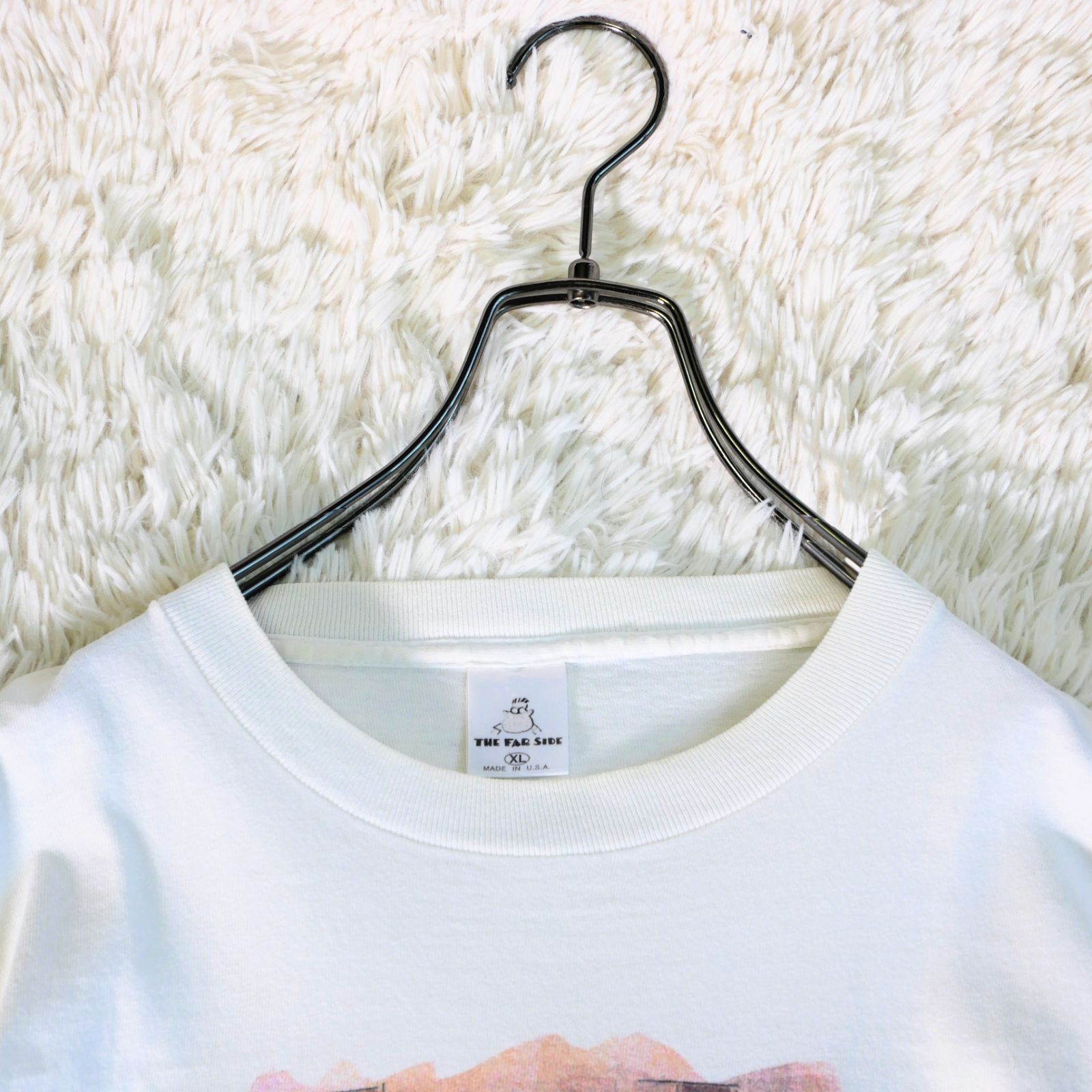 The Far Side 80s USA製 「 PULL」 Gary Larson T-shirt/XL - メルカリ