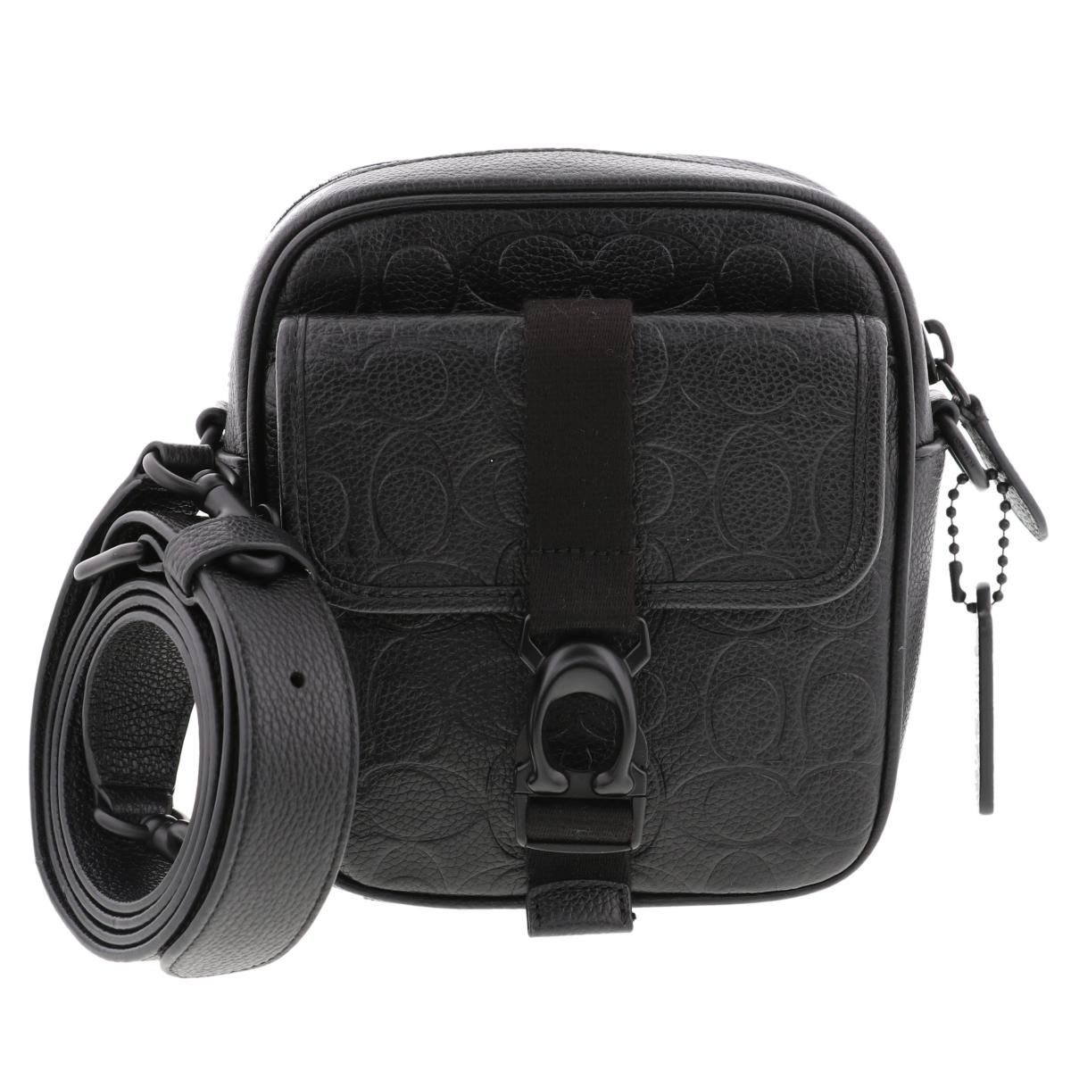 中古】 COACH （コーチ） ﾍﾞｯｸ ｸﾛｽﾎﾞﾃﾞｨ・ｼｸﾞﾈﾁｬｰ ﾚｻﾞｰ ﾊﾞｯｸﾞ