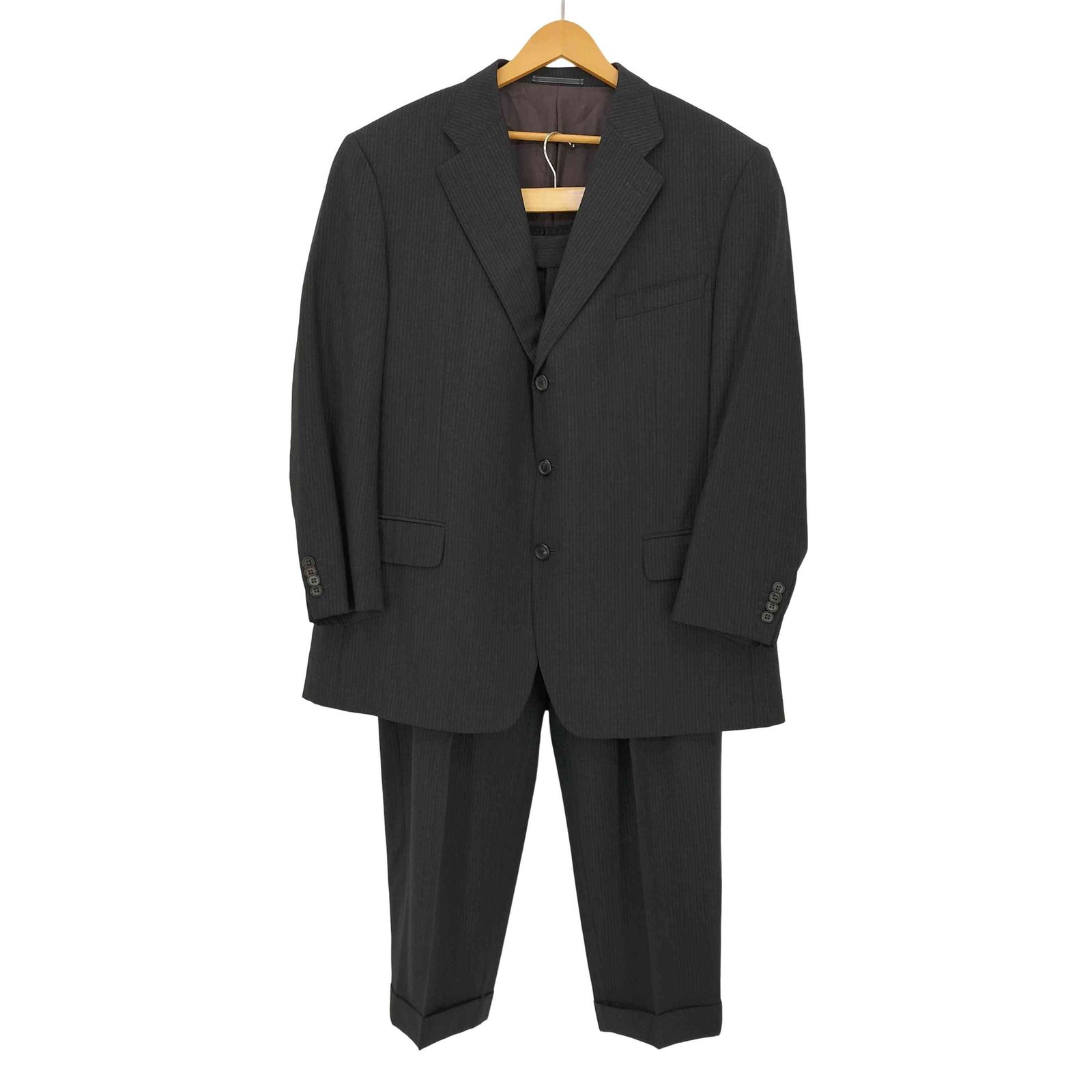 エルメネジルドゼニア Ermenegildo Zegna TINDARI ストライプ 3B テーラードジャケット - 2タック スラックス メンズ 表記無