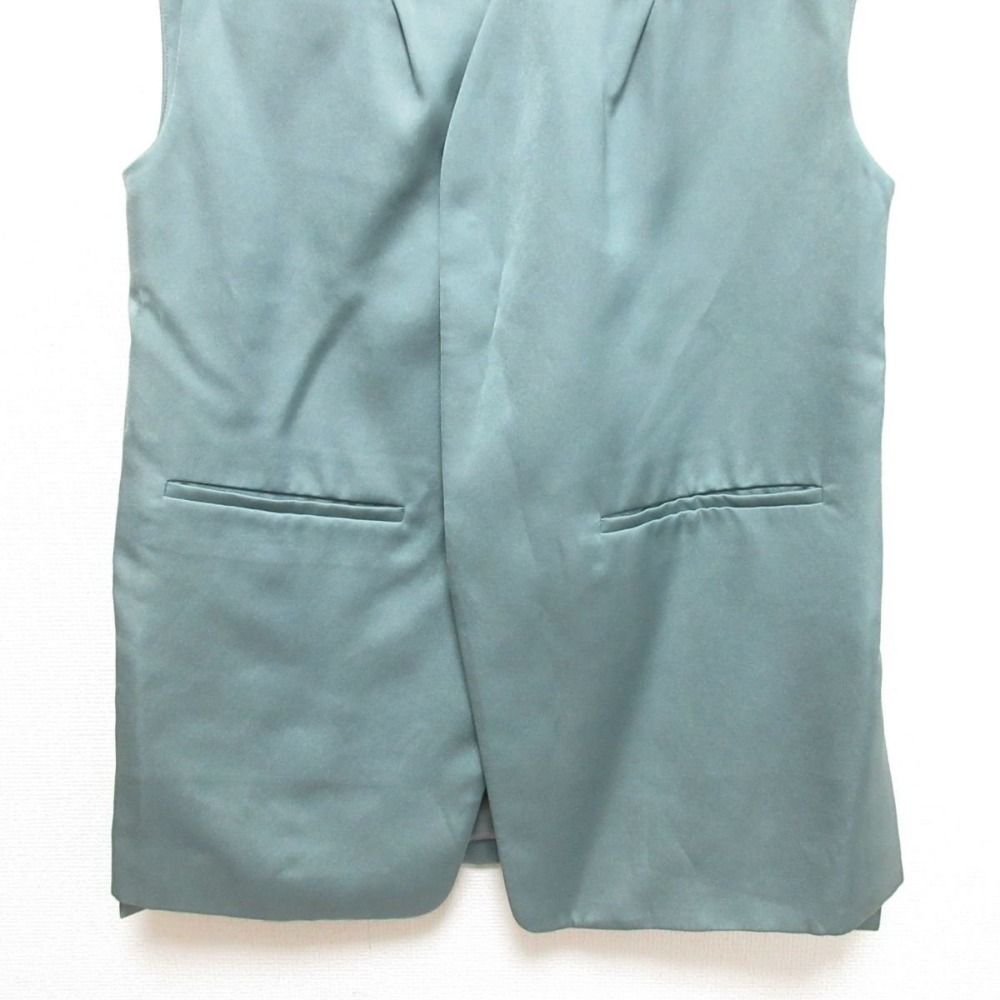 美品 23SS UN3D. アンスリード SATIN VEST サテン ベスト ジレ  