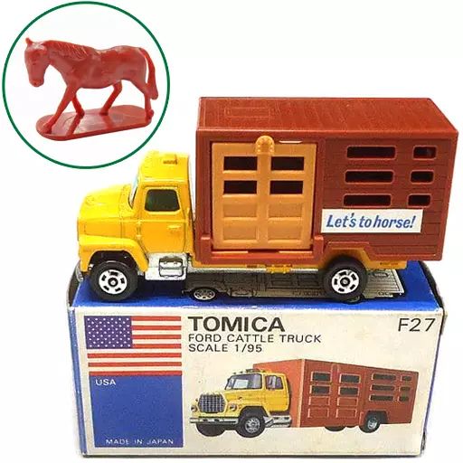 中古】ミニカー 1/95 フォード キャトル トラック(ブラウン